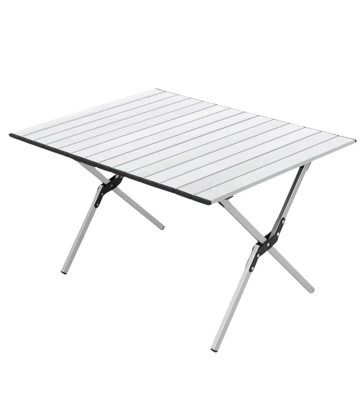 Yek Outdoor Portatif Alüminyum Kamp Masası Gri 60x82x48cm