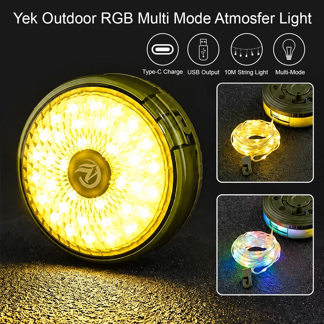 Yek Outdoor RGB Multi Mode Atmosfer Light 10m