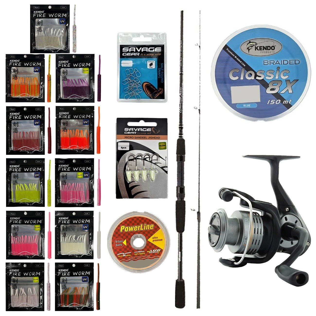 YekOutdoor FireWorm LRF Seti Okuma Wave Power 213 cm 0-8 gr Lrf Kamışı&Okuma Revenger RV-25 FD Olta Makinesi