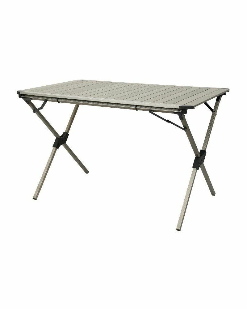 YekOutdoor Katlanabilir Alüminyum Kamp Masası ve 4 Kişilik Konforlu Kamp Sandalyesi Seti