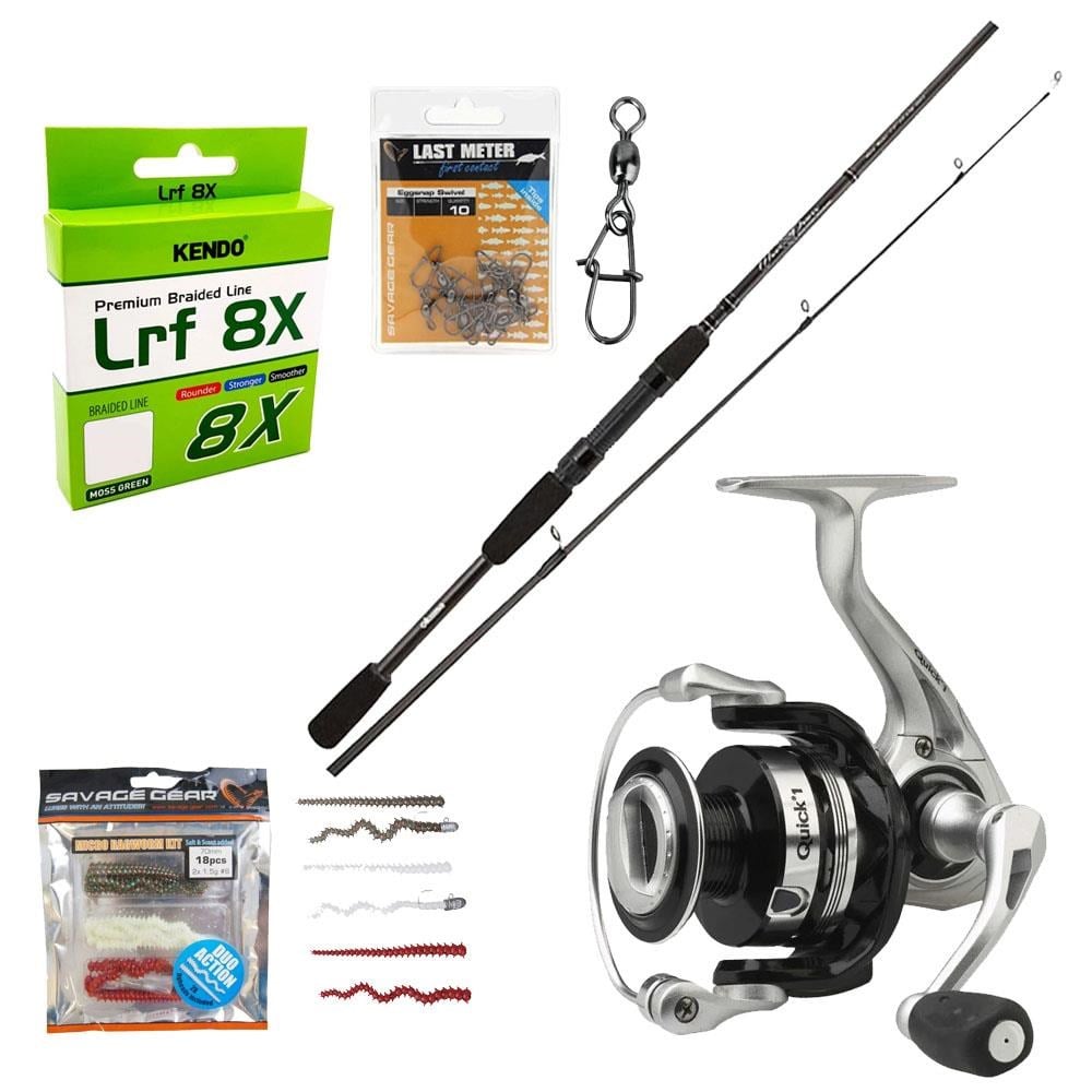 YekOutdoor Okuma LRF Olta Seti Okuma Wave Power 213 cm 0-8 gr Lrf Kamışı&Dam Quick 1 2000 Fd 3+1 bb Olta Makinesi