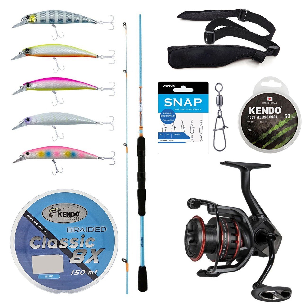 YekOutdoor Okuma Profesyonel Spin Seti Okuma Fuel Spin 2,44 cm 15-40 gr 2 Parça Spin Kamışı&Okuma Ceymar HD CHD-4000A 7+1BB Olta Makinesi