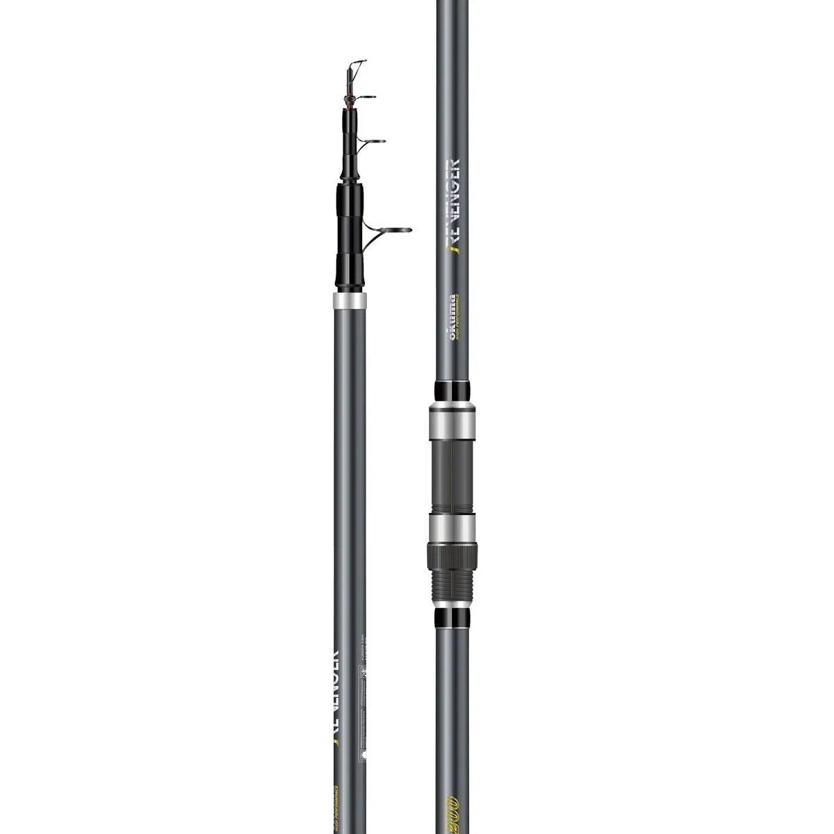 YekOutdoor Olta Seti Okuma Revenger Tele Surf 420 cm Surf Kamışı&Shimano Makina Sedona 6000 FI