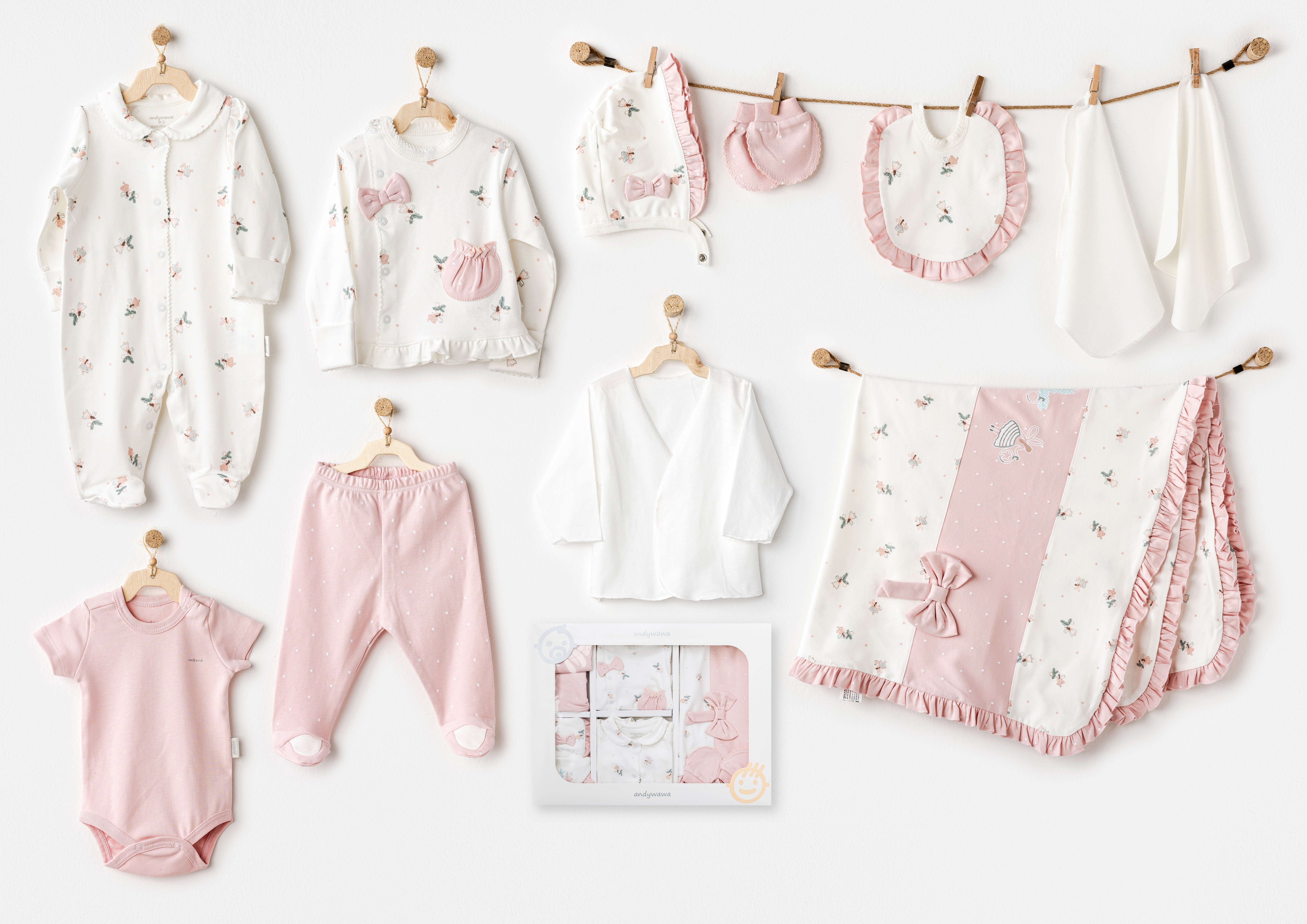 BEBEK HASTANE ÇIKIŞI 10 PCS NEWBORN SET FAIRY