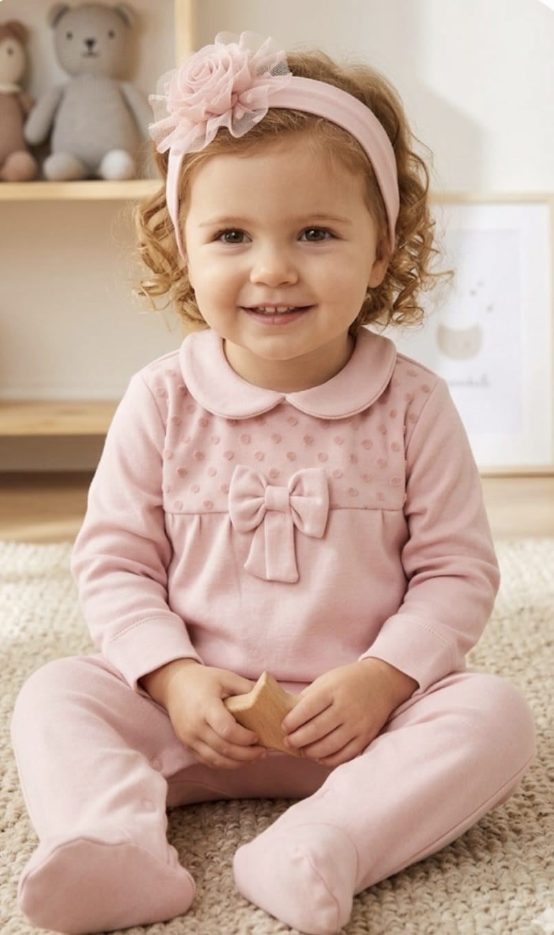 BEBEK TULUM TAKIM ROMPER BAND SET LITTLE LEOPARD