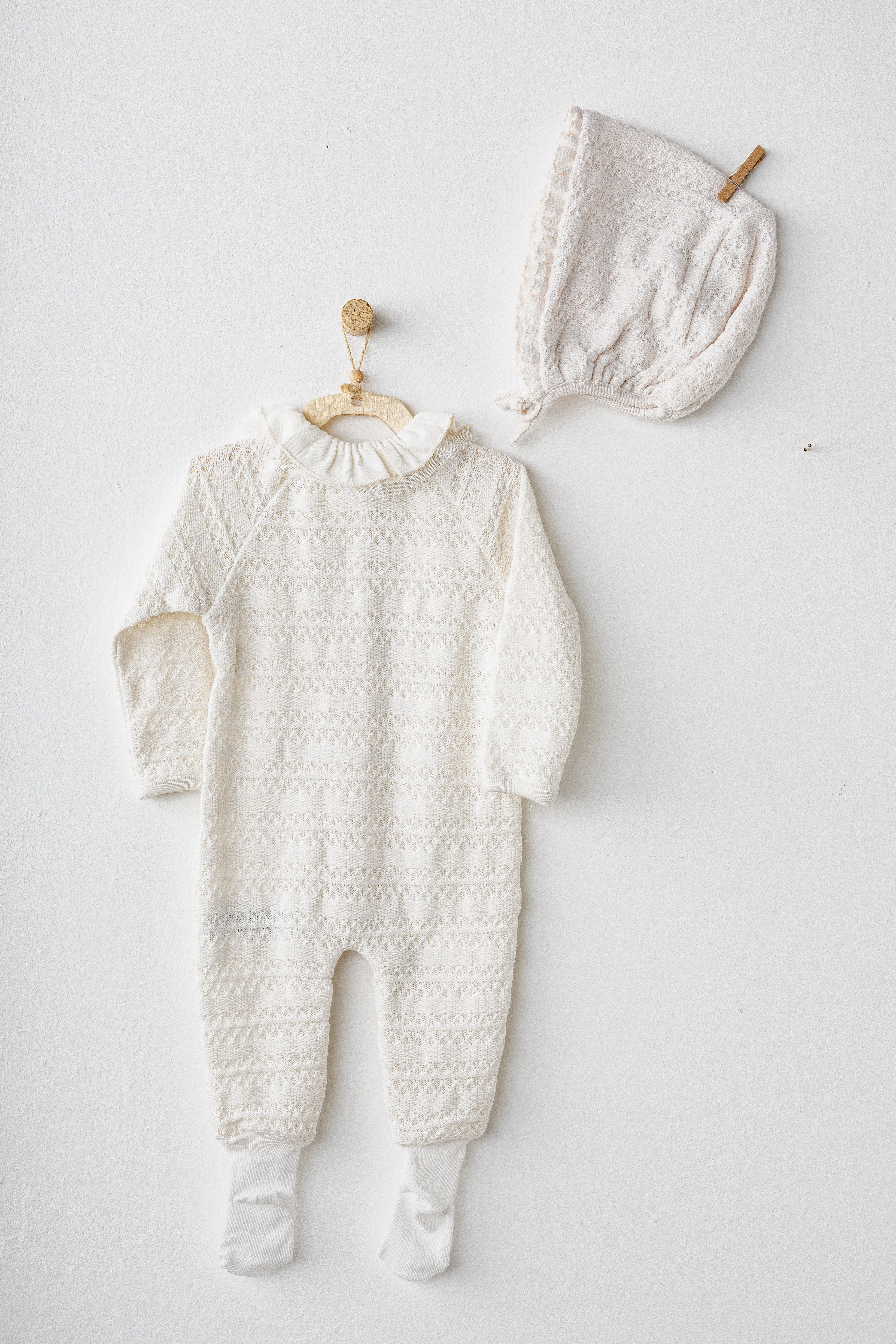 BEBEK TULUM TAKIM ROMPER HAT SET WAWA EXCLUSIVE