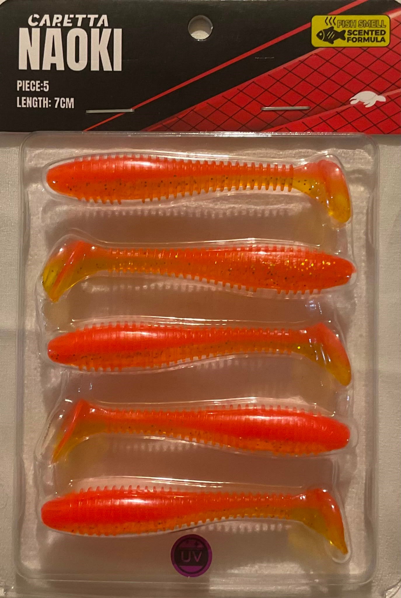 CARETTA NAOKİ 7 CM 3.2GR UV SİLİKON BALIK