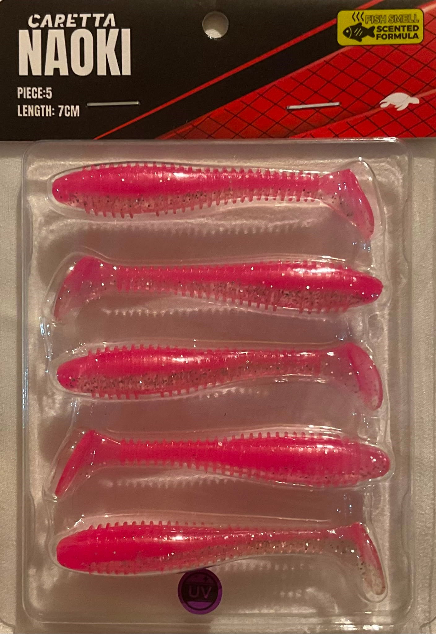 CARETTA NAOKİ 7 CM 3.2GR UV SİLİKON BALIK