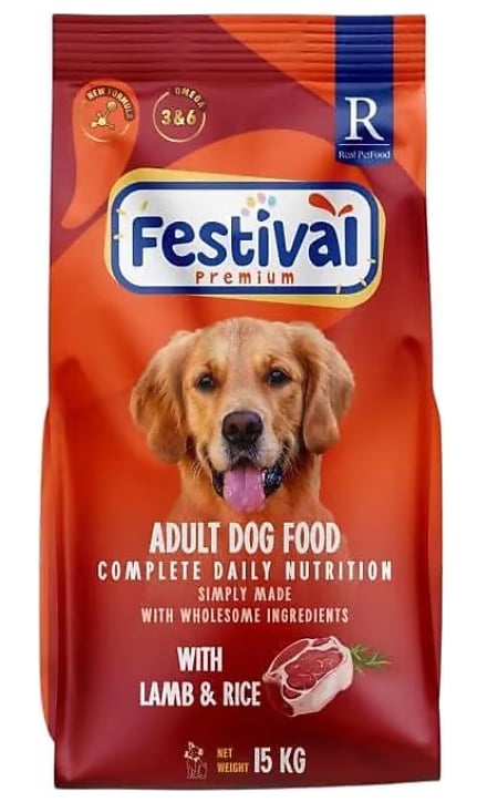 Festival Premium Köpek Maması Kuzu Etli 15 kg