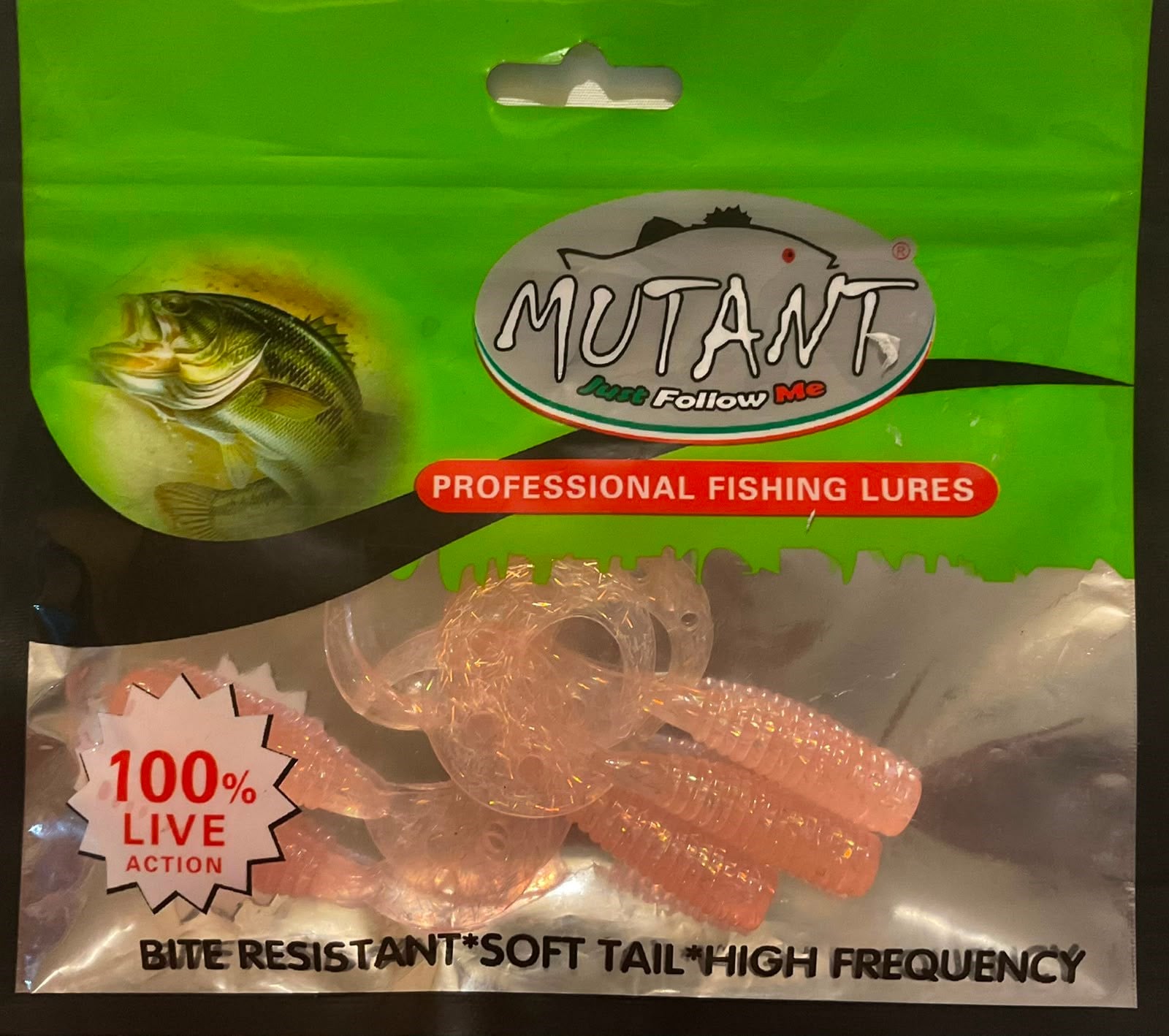 MUTANT (DAYANIKLI YUMUŞAK ISLAK) KUYRUK AKSİYONLU SİLİKON BALIK 7.5CM 3GR 5AD