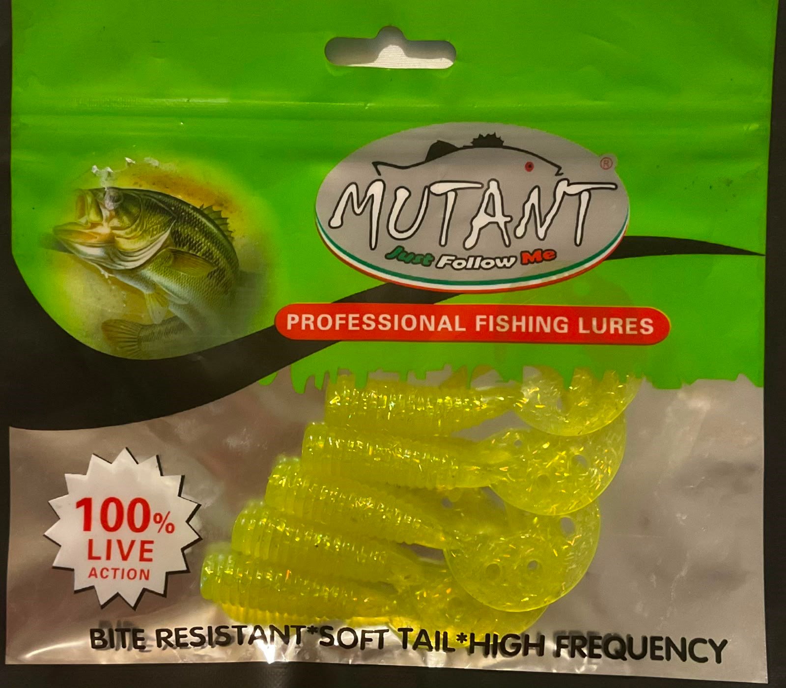 MUTANT (DAYANIKLI YUMUŞAK ISLAK) KUYRUK AKSİYONLU SİLİKON BALIK 7.5CM 3GR 5AD