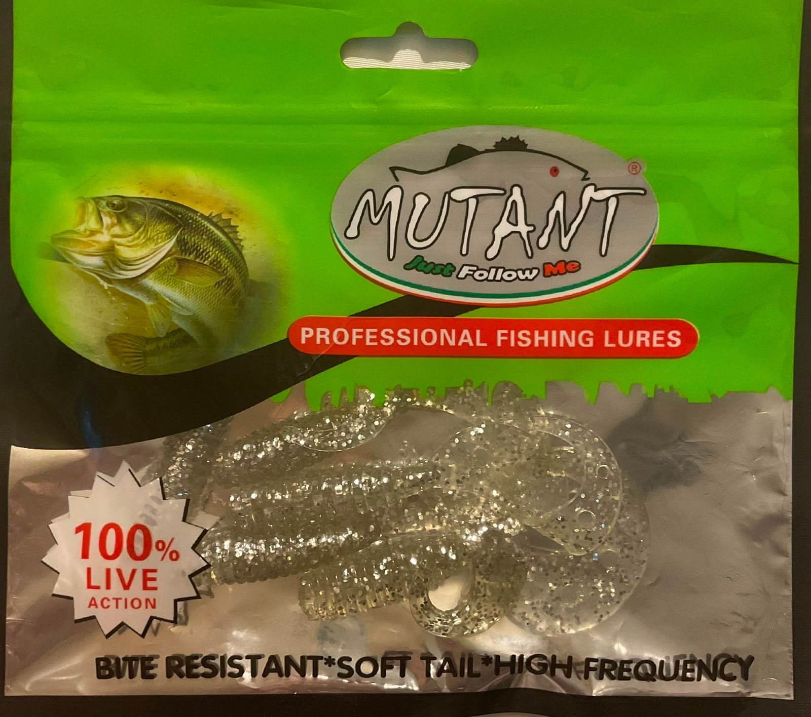 MUTANT (DAYANIKLI YUMUŞAK ISLAK) KUYRUK AKSİYONLU SİLİKON BALIK 7.5CM 3GR 5AD