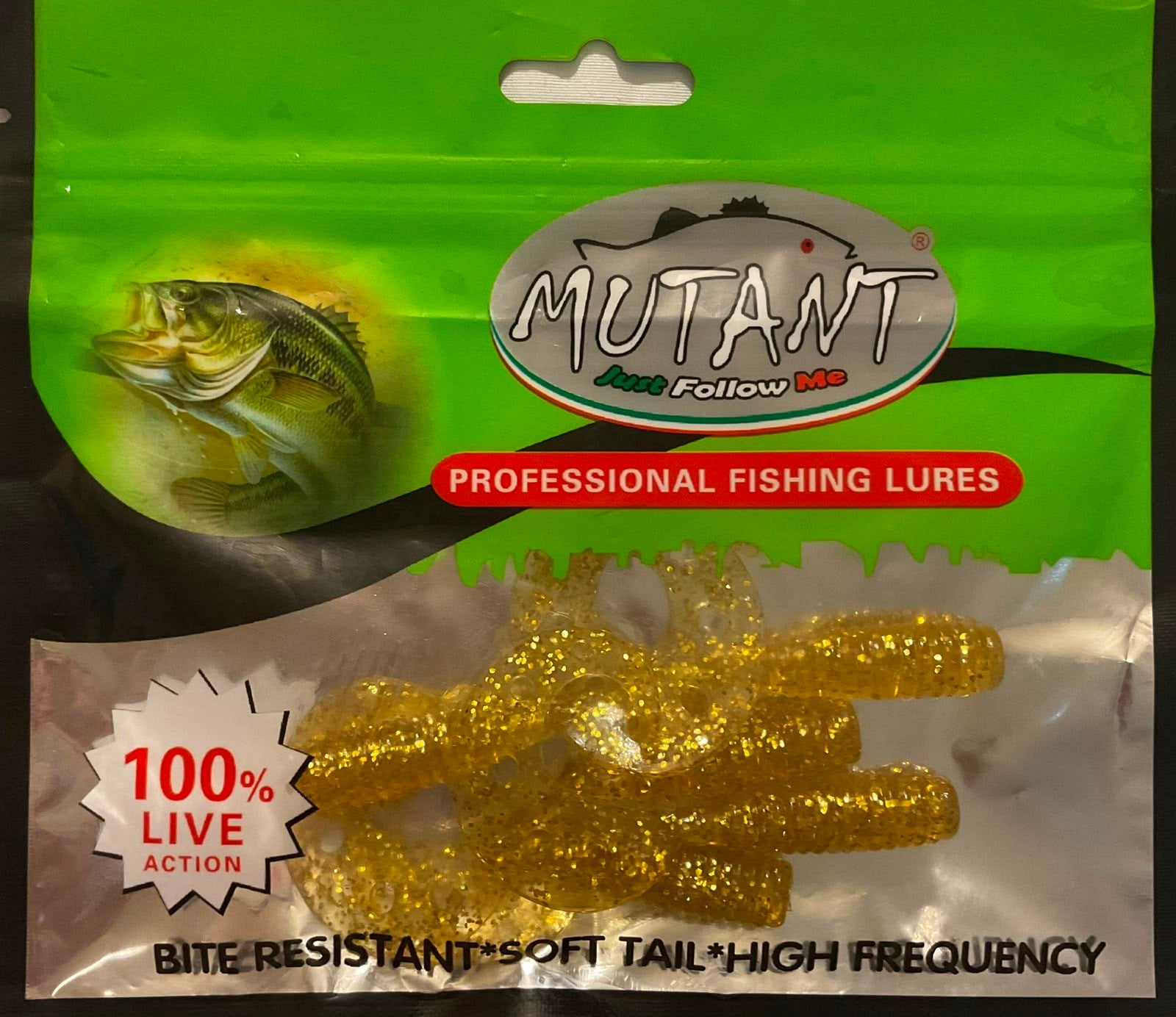 MUTANT (DAYANIKLI YUMUŞAK ISLAK) KUYRUK AKSİYONLU SİLİKON BALIK 7.5CM 3GR 5AD