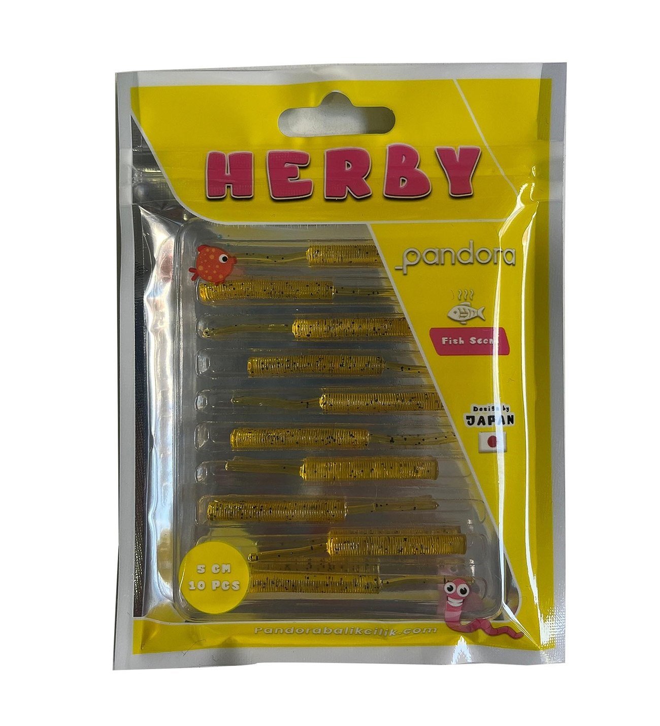 PANDORA HERBY Balık Kokulu Kurtcuk (10 Adet 5cm)