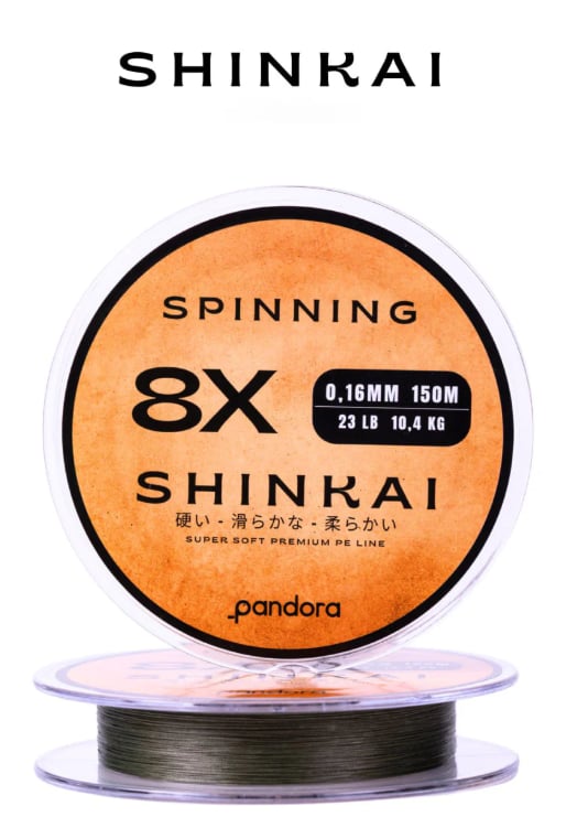 PANDORA SHINKAI SPINNING SERİSİ 8x İp Örgü Misina 150 Metre (0.16-0.18-0.20-0.26-0.28)