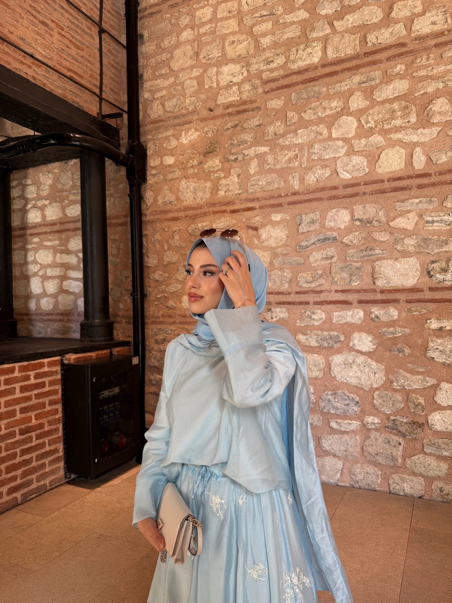Mermaid İşleme Detaylı Etek Takım