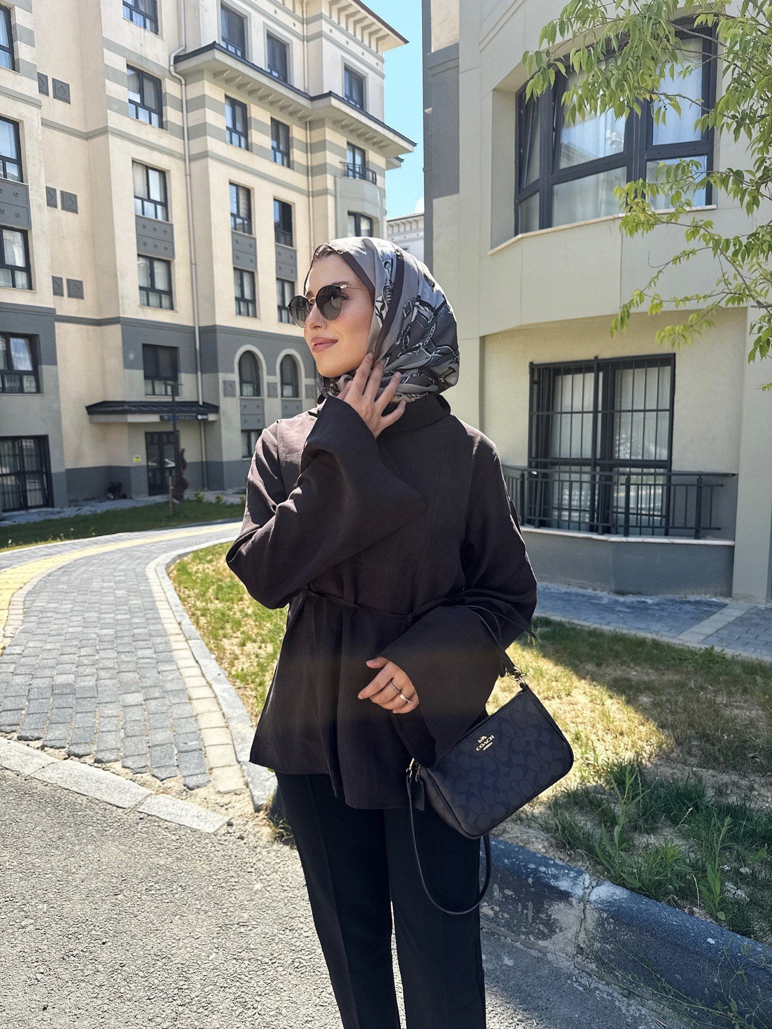 Yüksek yaka tensel tunik