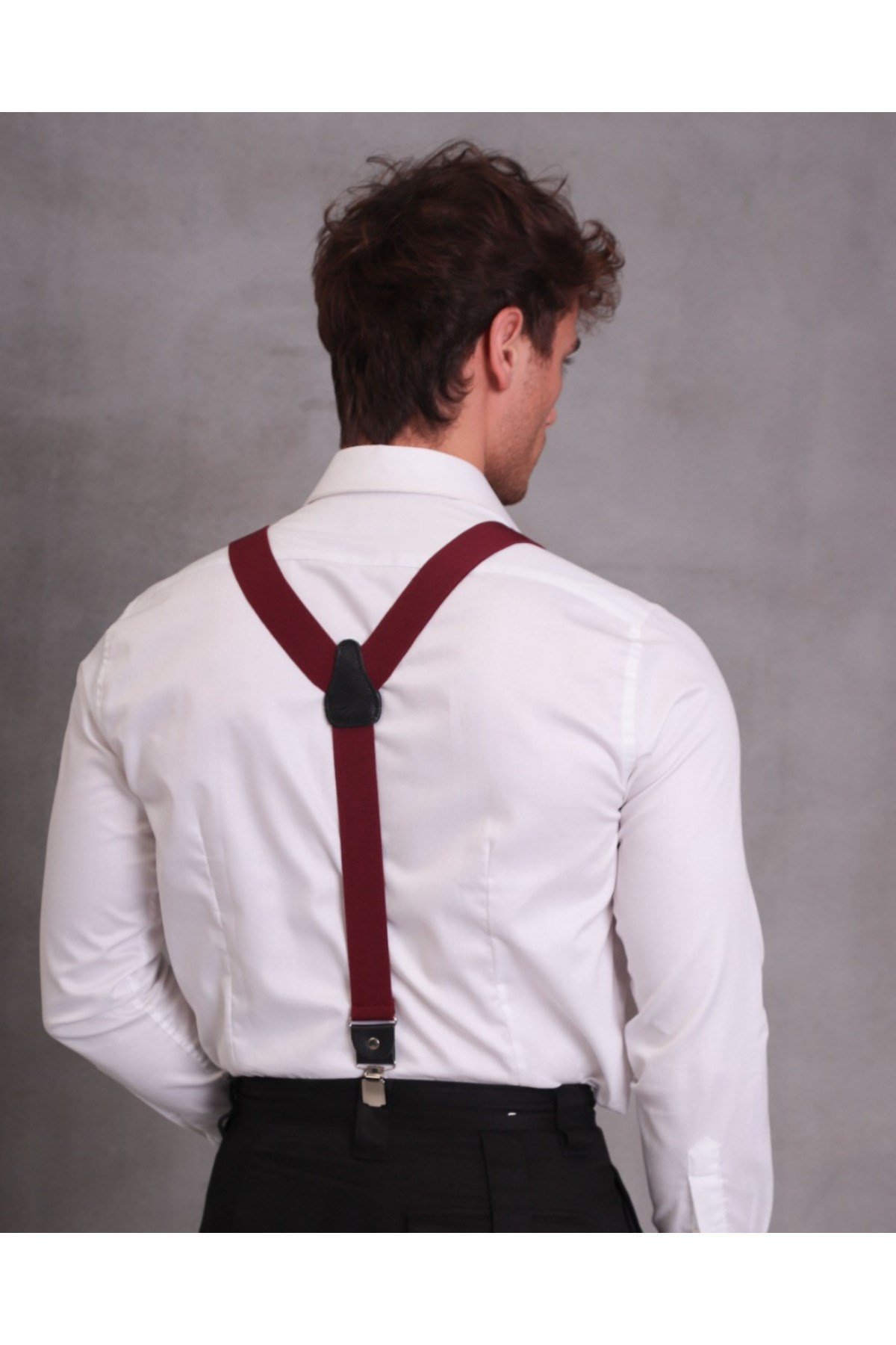 Bordo Erkek Pantolon Askısı