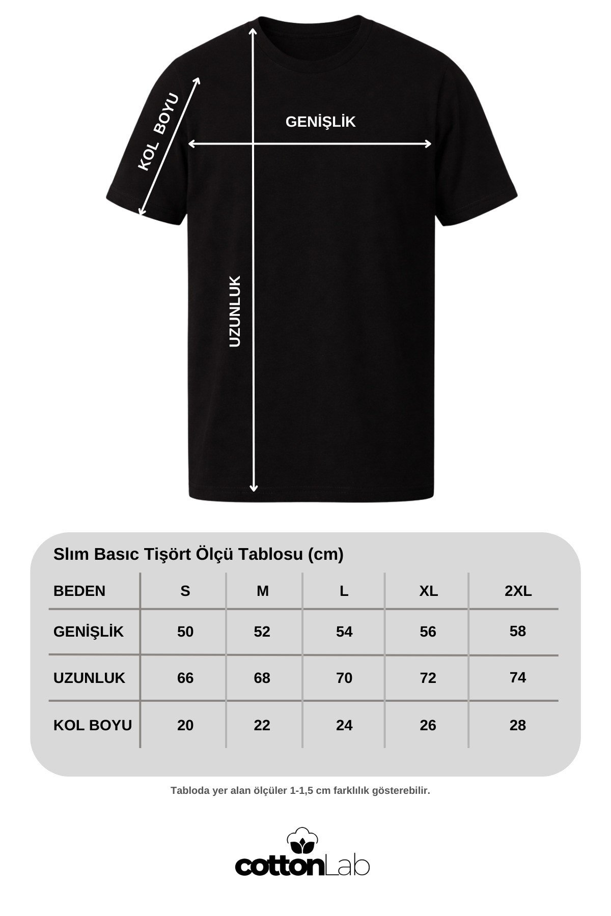 Erkek Slim Fit Bisiklet Yaka %100 Pamuk Dar Kesim Beyaz - Siyah Basic Tişört