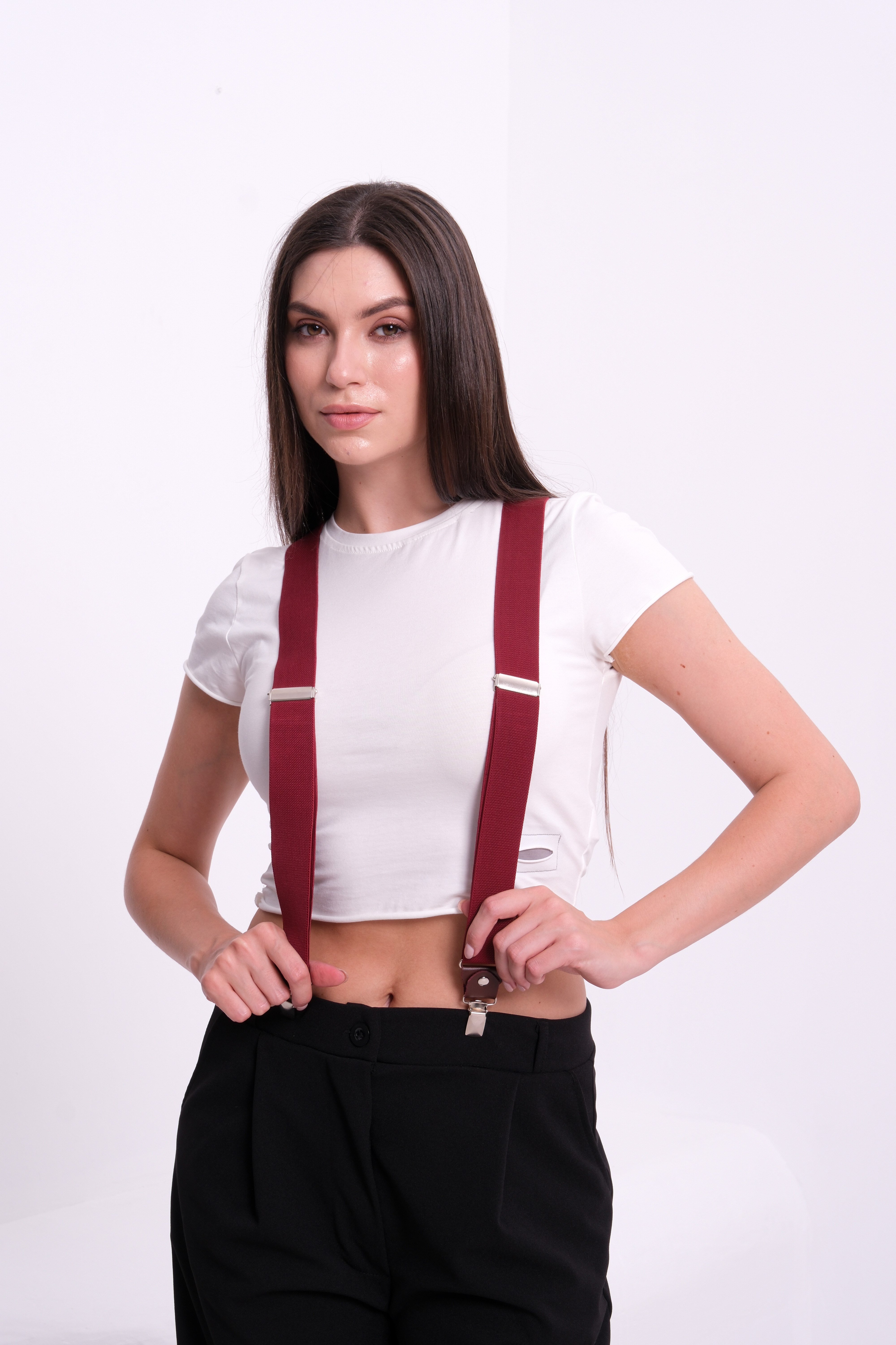 Kadın Bordo Pantolon Askısı