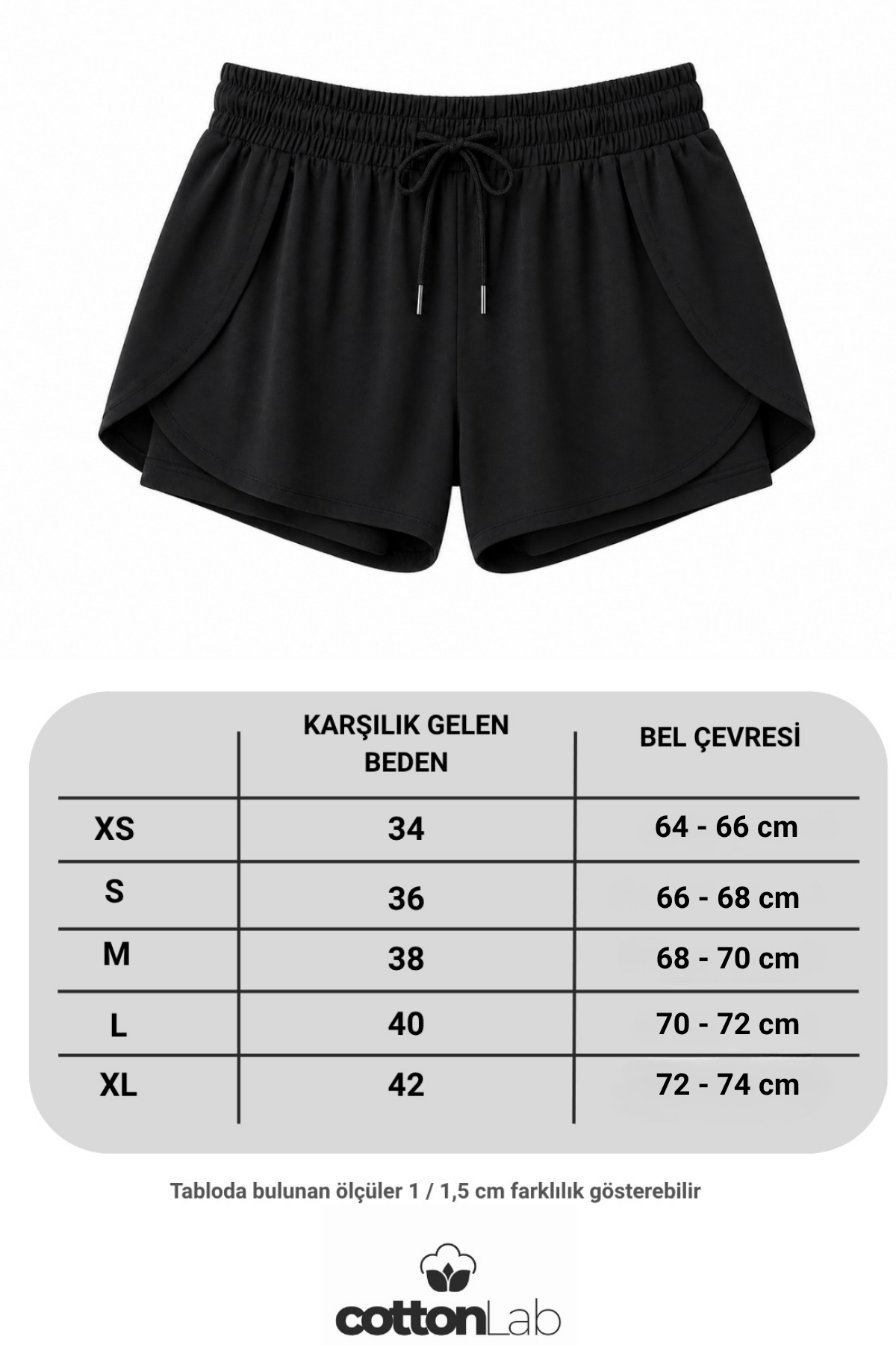Petrol Relax Kesim Taytlı Spor Şort