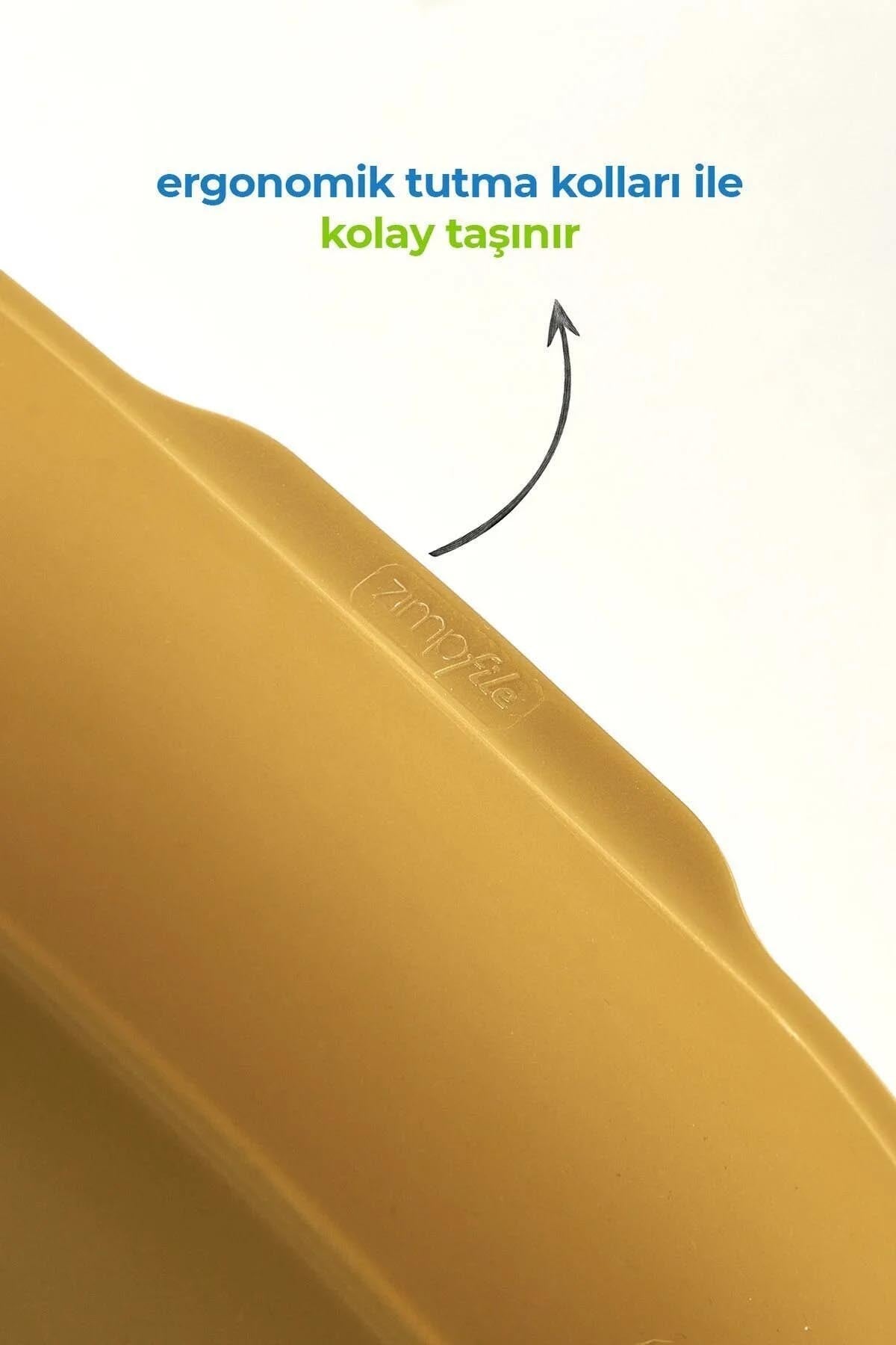 Pedikür Spa Ayak Leğeni – Evde Spa Konforu, Gold Renk, Sehpasız