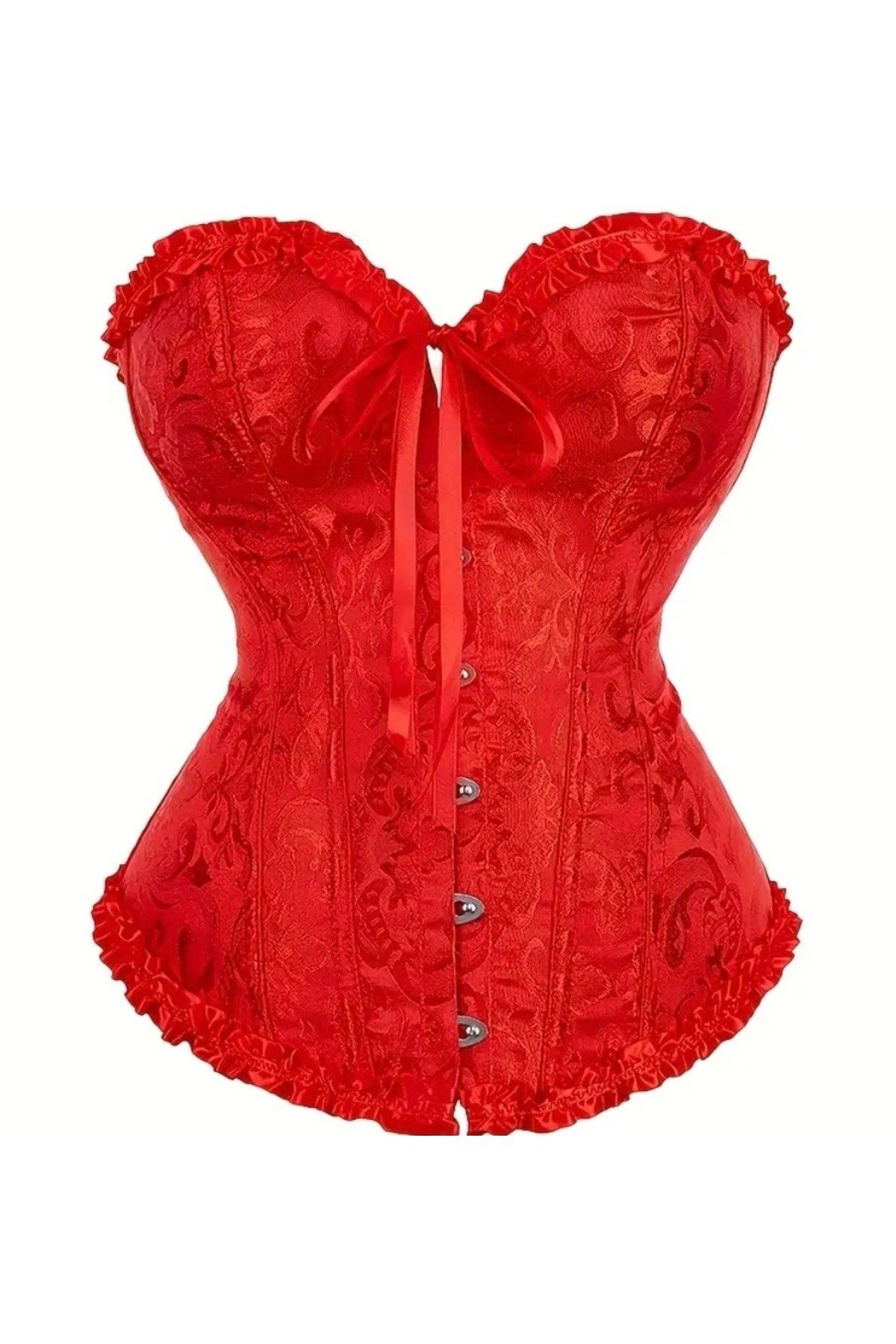 Bellegance Victorian kırmızı korse