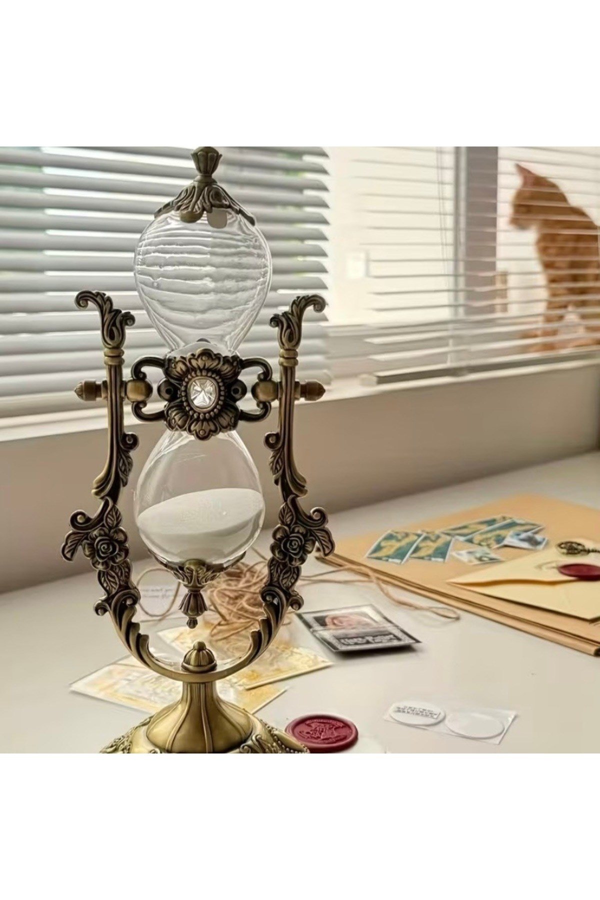 Bellegance victorian kum saati dekorasyon