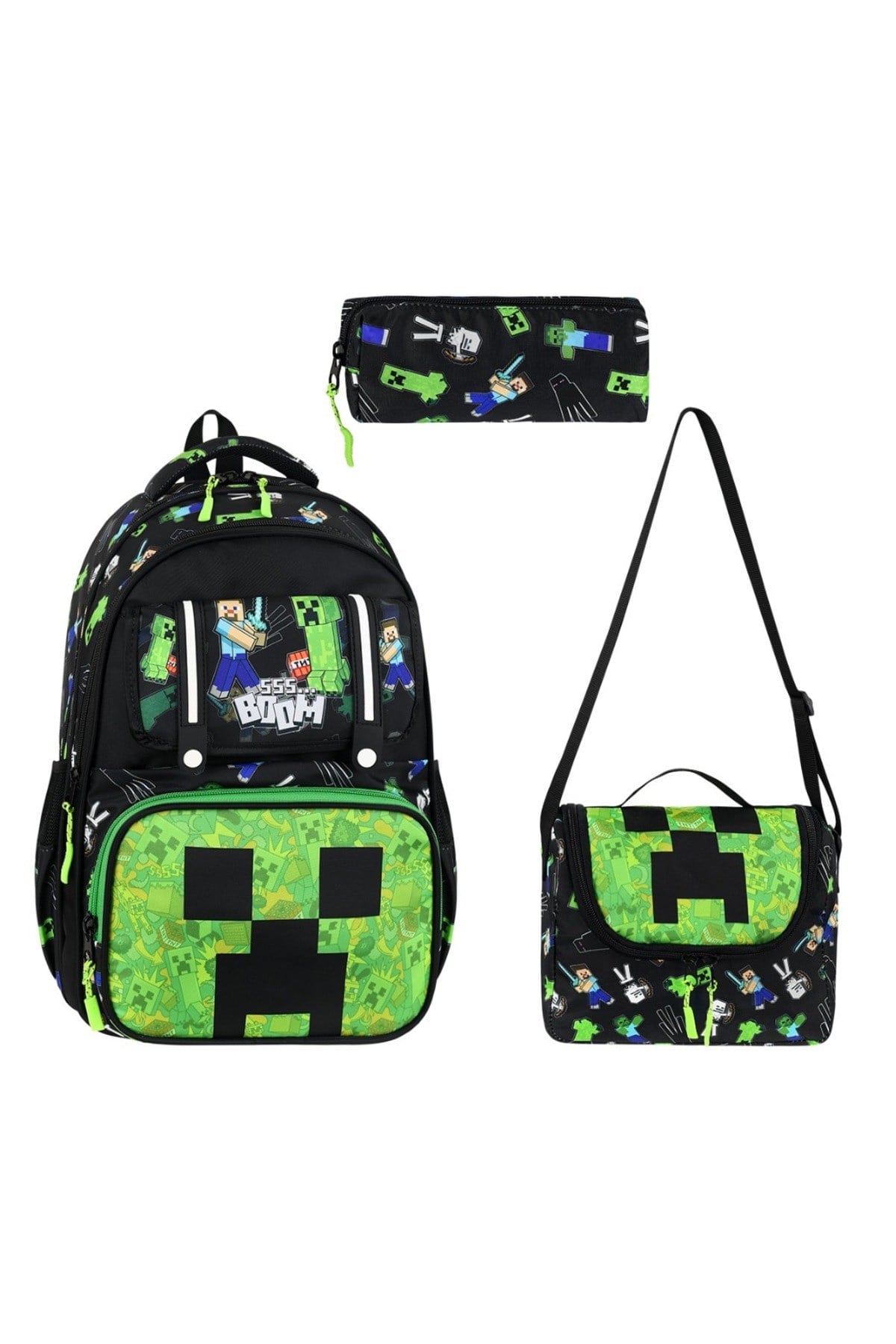 Minecraft sırt çantası seti