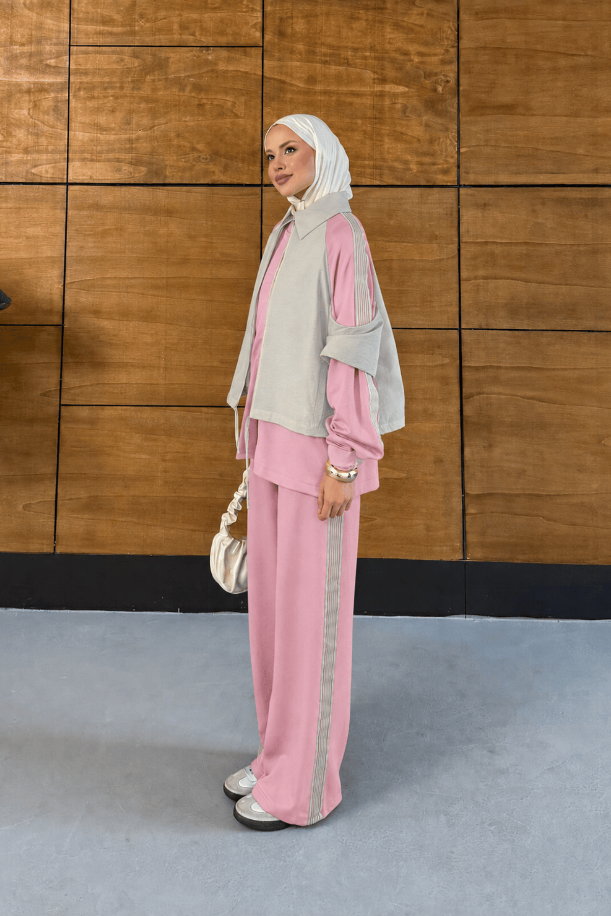 Luma İkili Eşofman Takım - Pembe