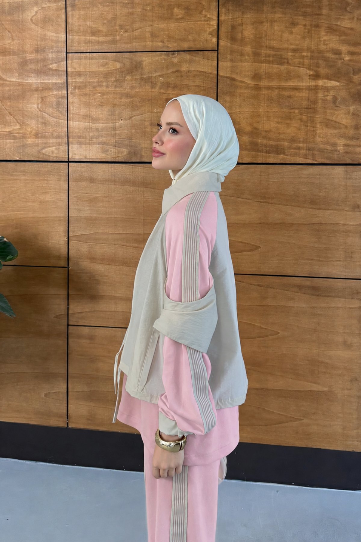 Luma İkili Eşofman Takım - Pembe