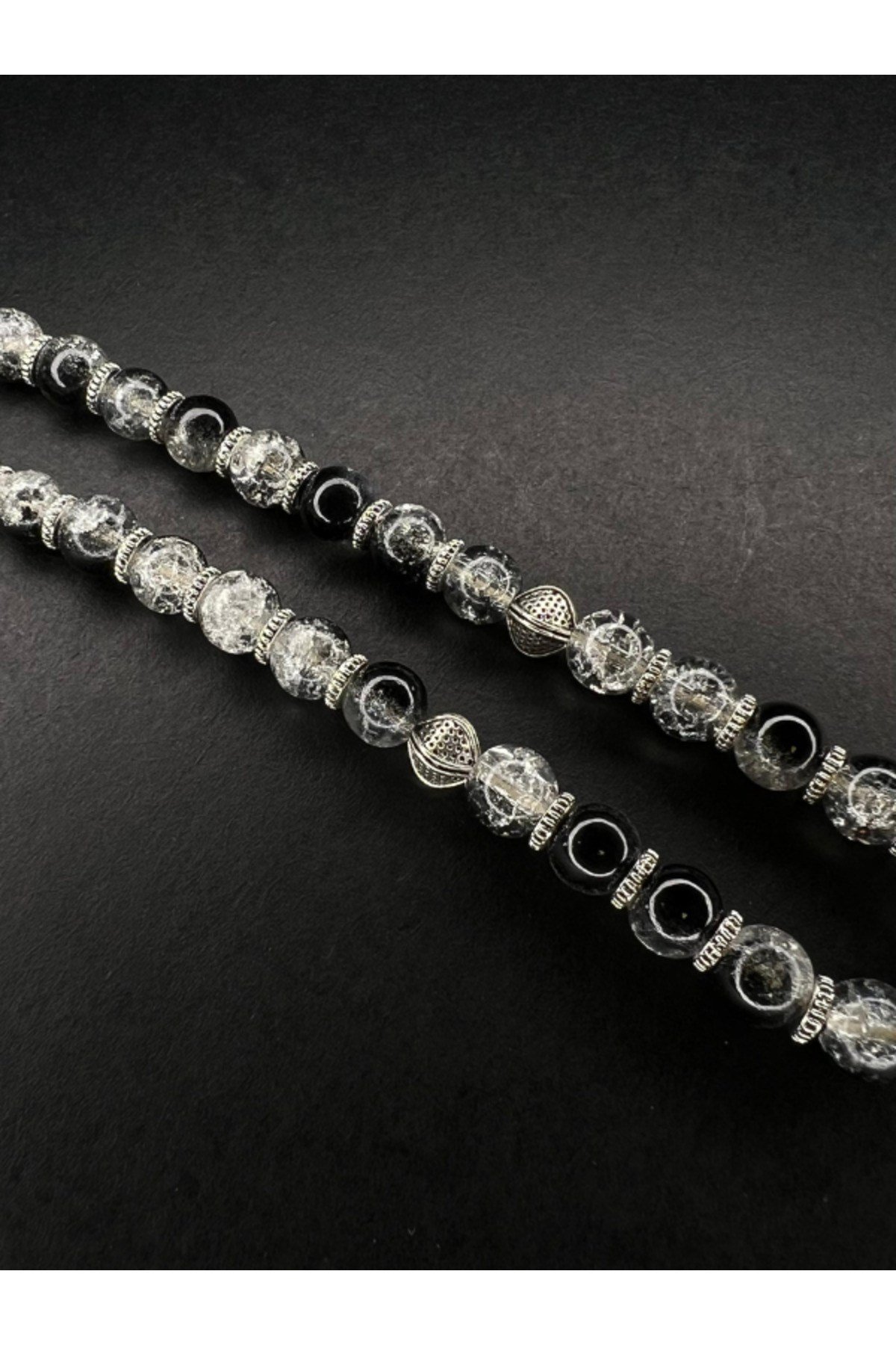 Kristal Taş Tesbih Lamak Püsküler Materyal 8mm Küre Kesim
