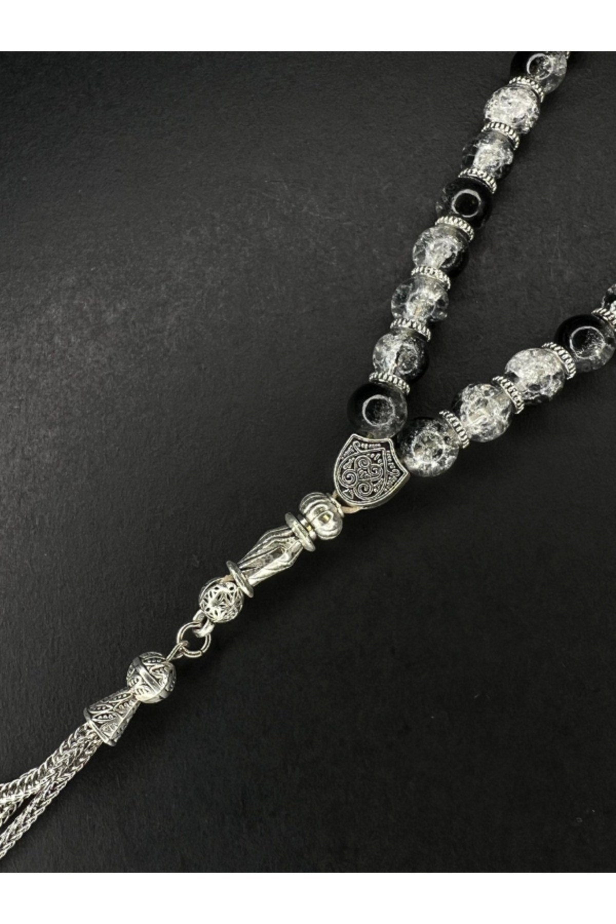 Kristal Taş Tesbih Lamak Püsküler Materyal 8mm Küre Kesim