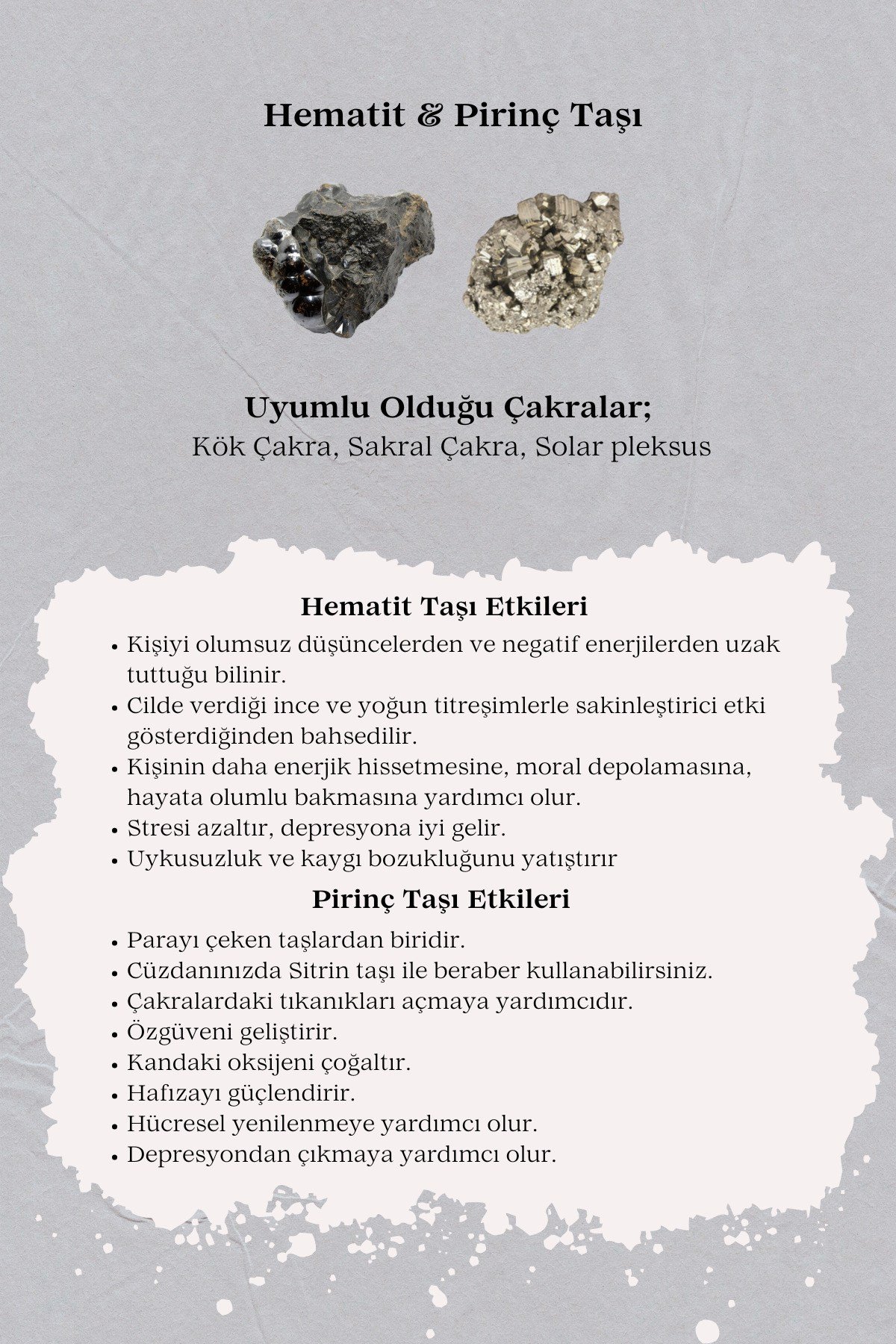 Yüksek Kalite Hematit Ve Pirinç Doğal Taş Bileklik Fiziksel Ruhsal Denge Bereket Pozitif Enerji