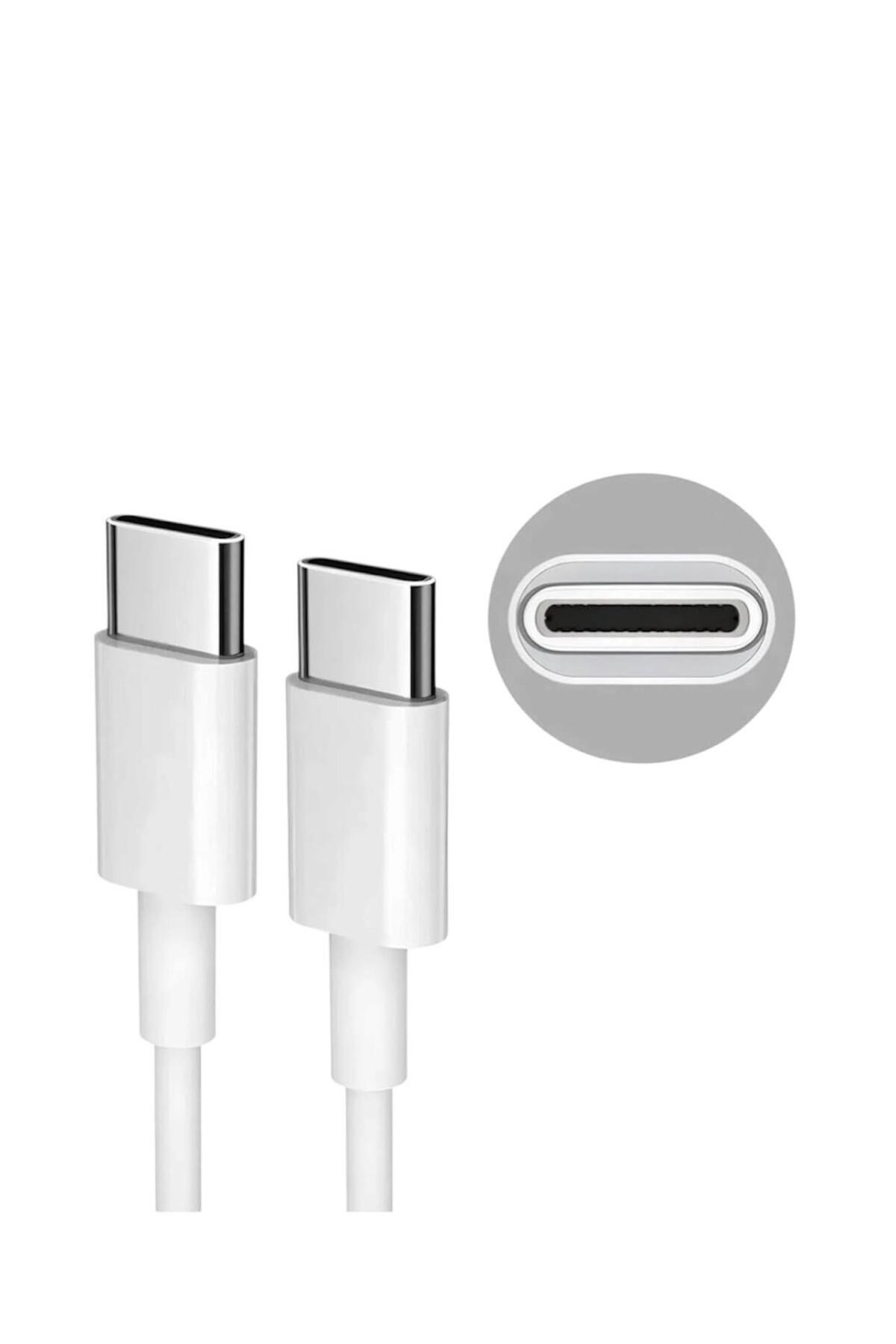20W USB-C Power Adapter iPhone Hızlı Şarj Aleti + USB-C Kablo Beyaz