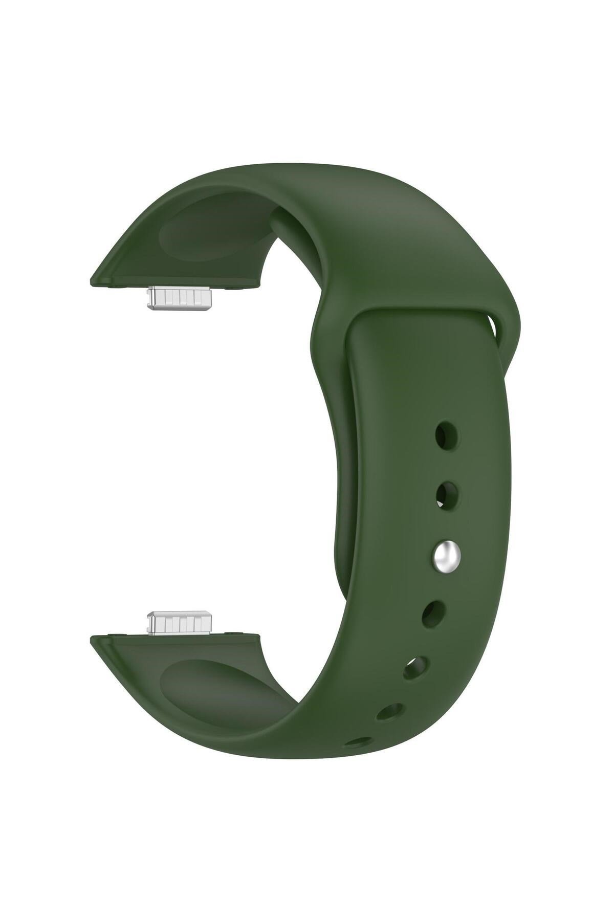 Huawei Watch Fit 3 / Fit 4 / Fit 4 Pro Uyumlu 22mm Silikon Kordon Esnek Yumuşak Ayarlanabilir