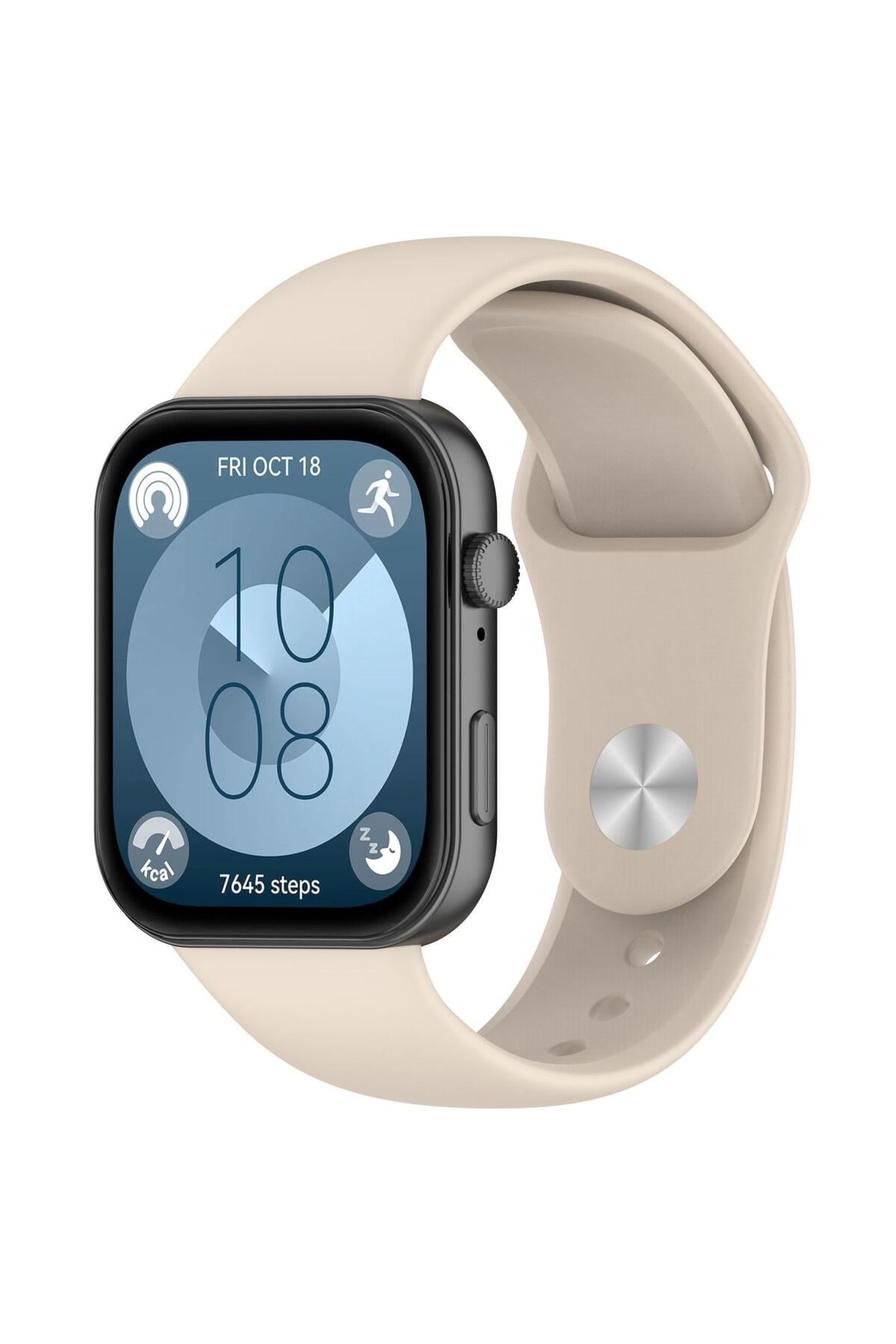 Huawei Watch Fit 3 / Fit 4 / Fit 4 Pro Uyumlu 22mm Silikon Kordon Esnek Yumuşak Ayarlanabilir