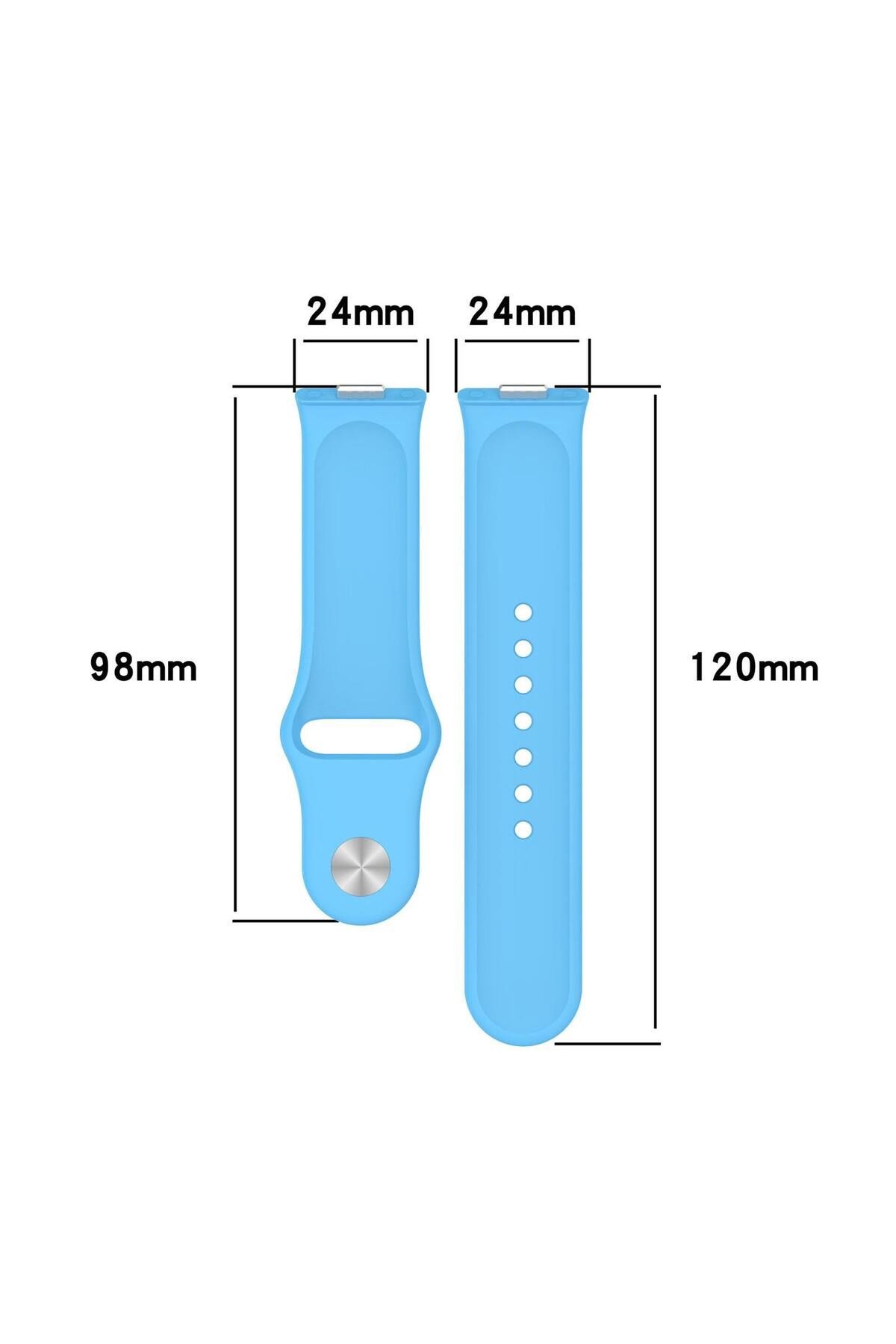 Huawei Watch Fit 3 / Fit 4 / Fit 4 Pro Uyumlu 22mm Silikon Kordon Esnek Yumuşak Ayarlanabilir