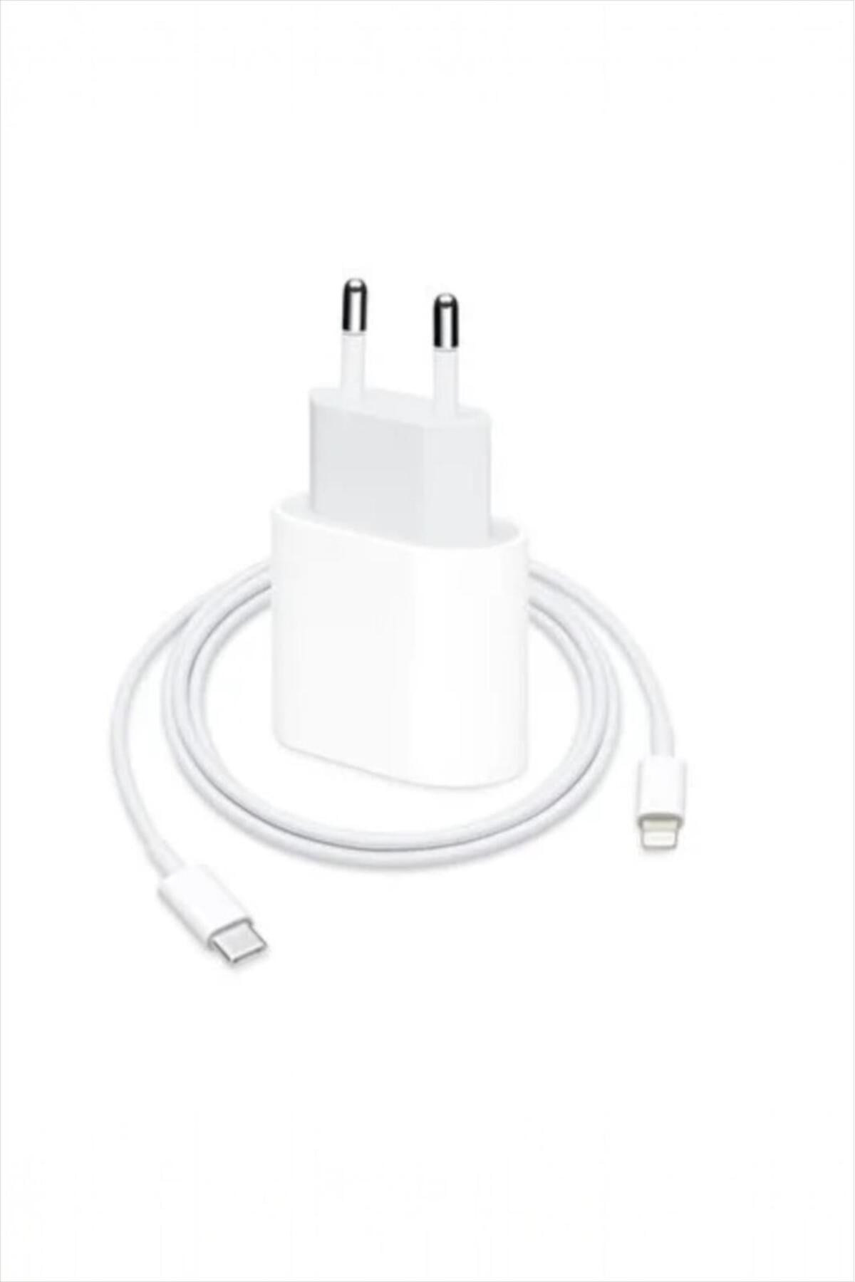iPhone 14 13 12 11 Serisi Uyumlu 20W Hızlı Şarj Adaptör + Lightning Kablo