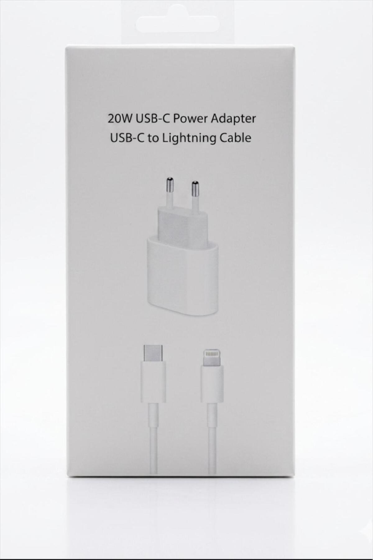 iPhone 14 13 12 11 Serisi Uyumlu 20W Hızlı Şarj Adaptör + Lightning Kablo
