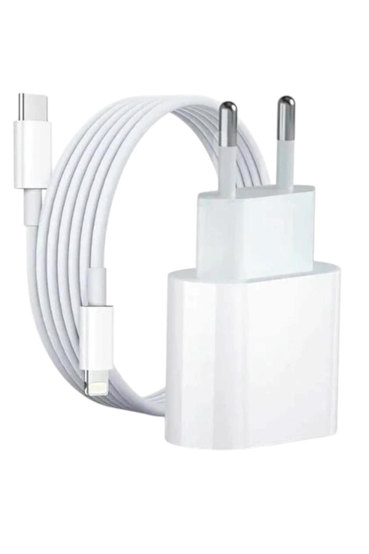 iPhone 14 13 12 11 Serisi Uyumlu 20W Hızlı Şarj Adaptör + Lightning Kablo