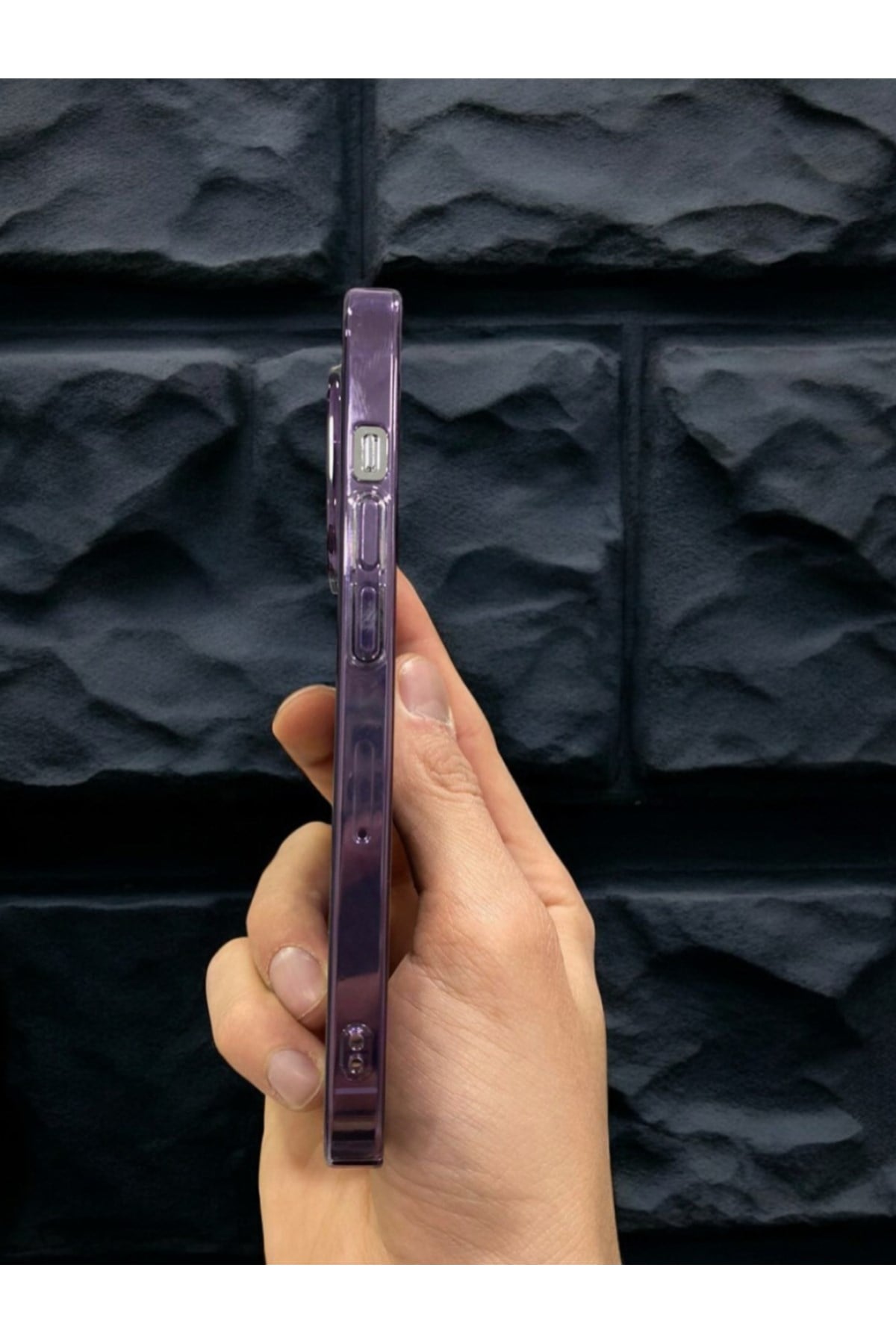 İPhone 14 Pro Max Mor Mika Sararmaz Kılıf
