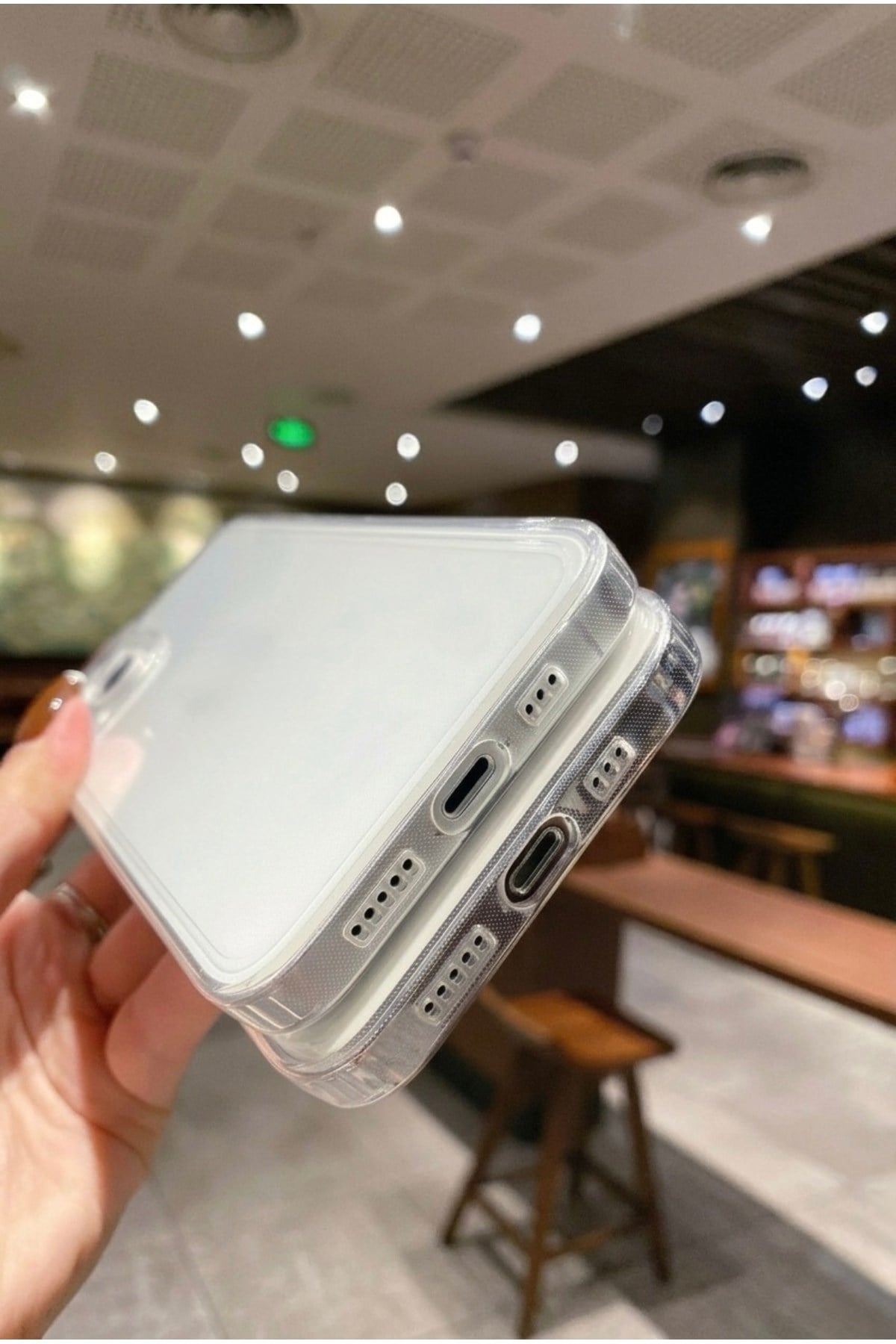 iPhone 14 Pro Max Uyumlu Şeffaf Silikon Kamera Korumalı Darbeye Dayanıklı İnce ve Hafif Telefon Kılıfı