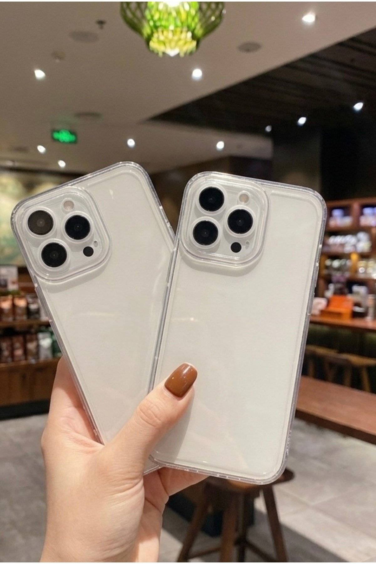 iPhone 14 Pro Uyumlu Şeffaf Silikon Kamera Korumalı Darbeye Dayanıklı İnce ve Hafif Telefon Kılıfı