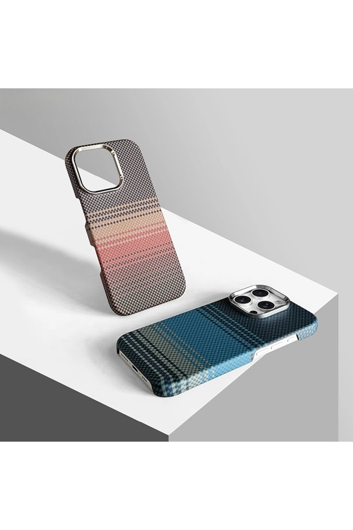 iPhone 14 Uyumlu Karbon Fiber Gizli Magsafeli Telefon Kılıfı