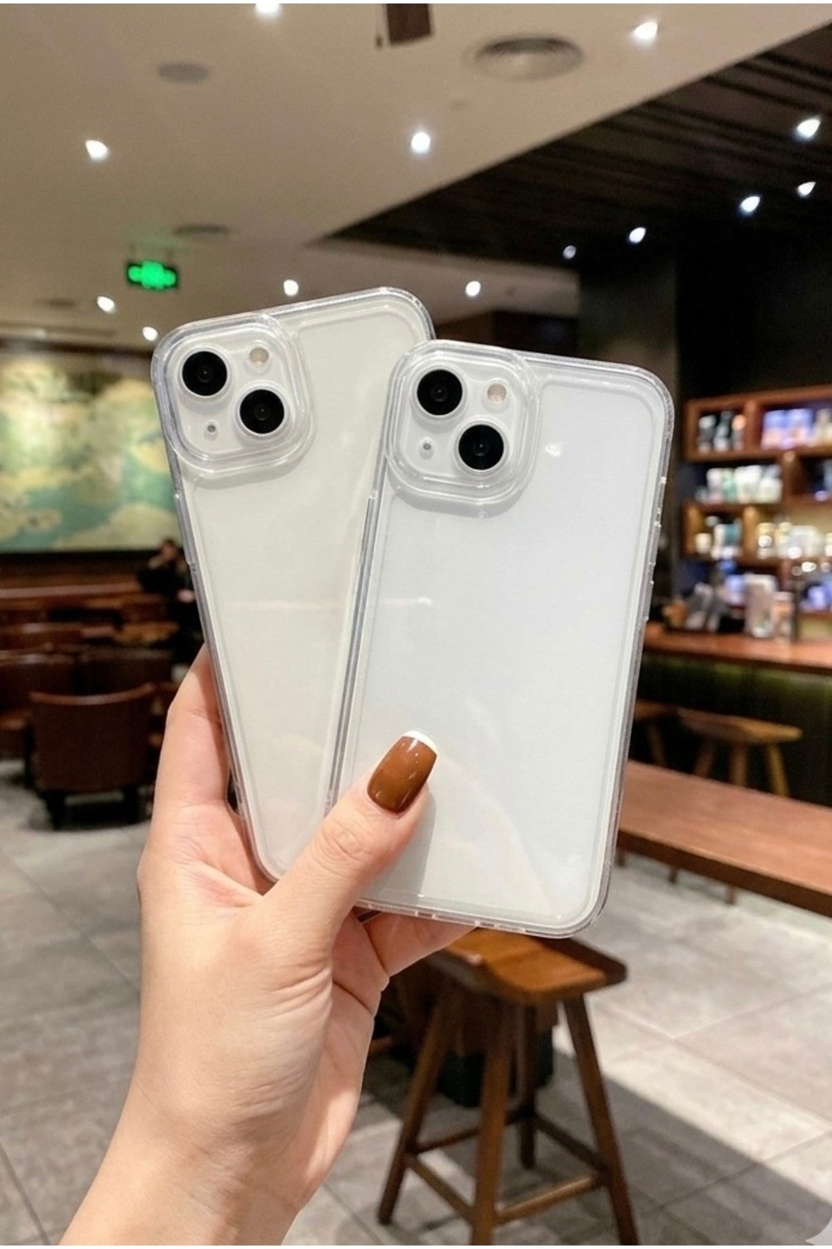 iPhone 14 Uyumlu Şeffaf Silikon Kamera Korumalı Darbeye Dayanıklı İnce ve Hafif Telefon Kılıfı