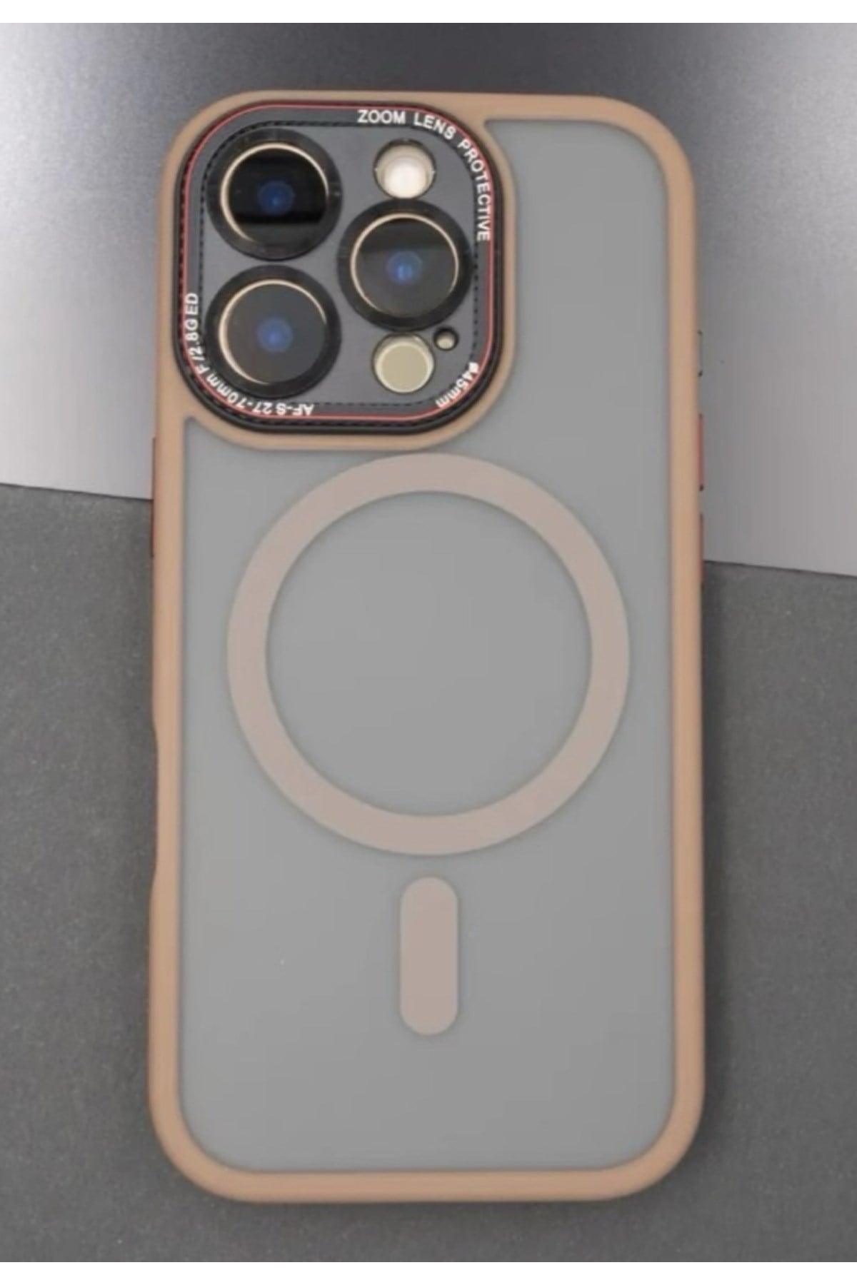 iPhone 16 Çöl Mat Magsafe Lens Korumalı Kılıf