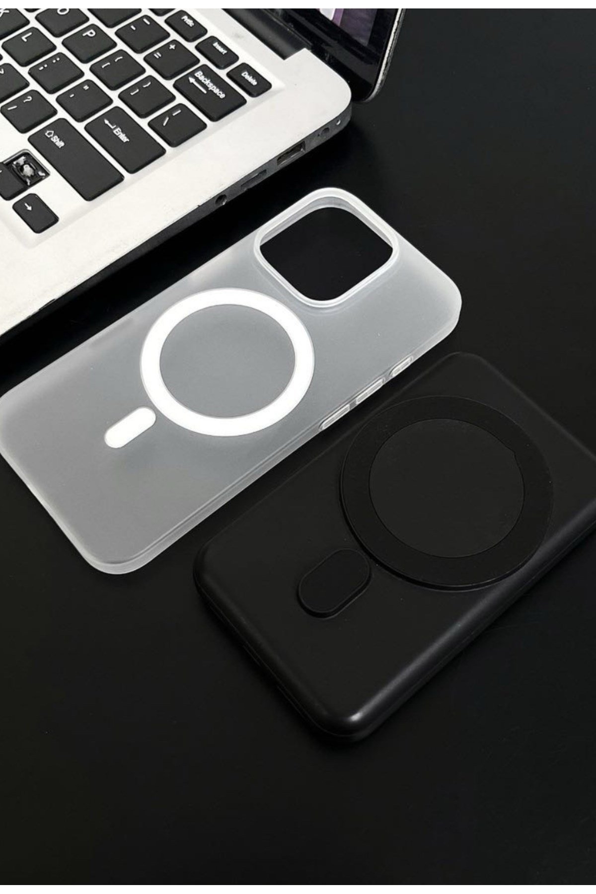 iPhone 16 Pro Max Buzlu Magsafe Kılıf