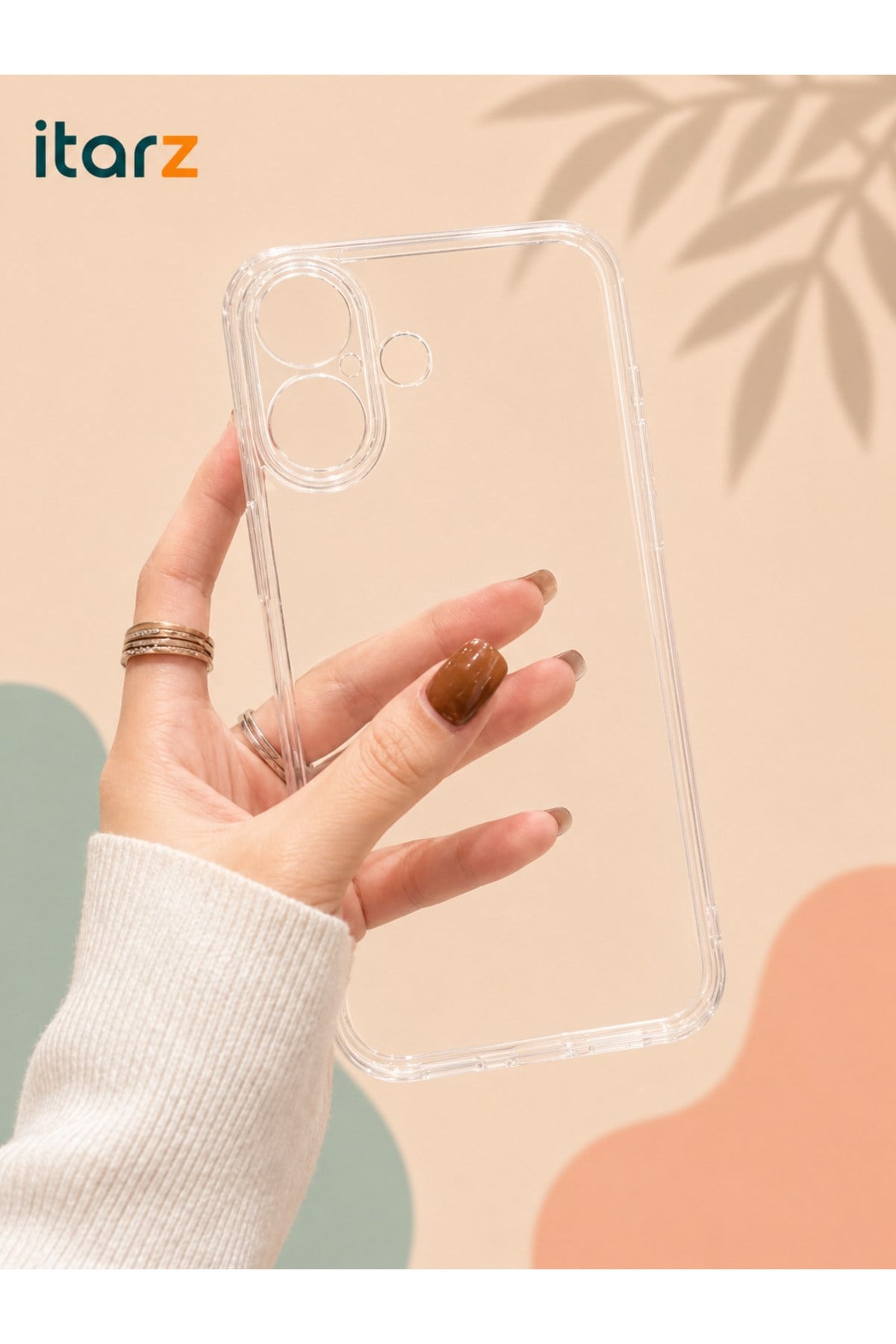 iPhone 16 Uyumlu Şeffaf Silikon Kamera Korumalı Darbeye Dayanıklı İnce ve Hafif Telefon Kılıfı