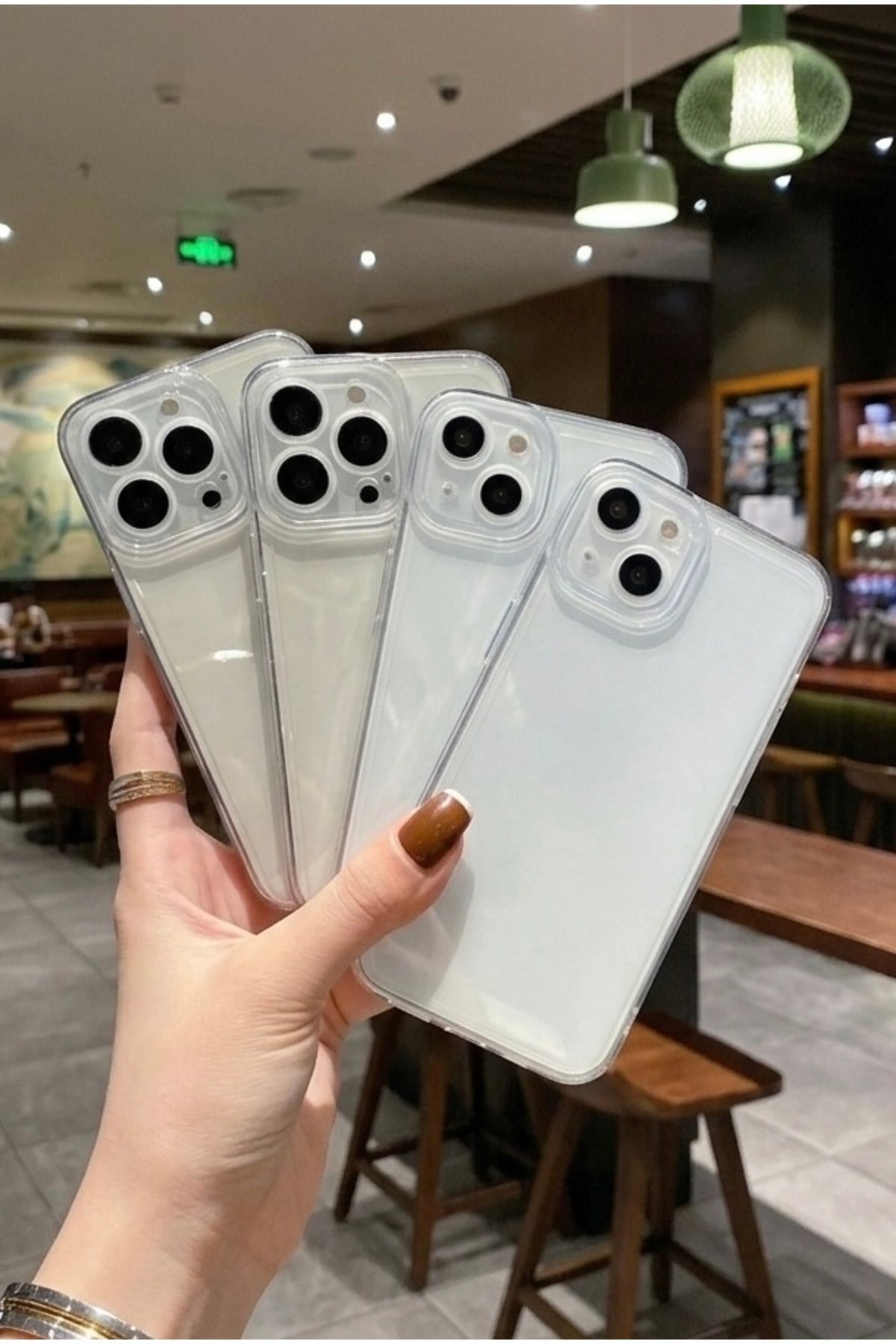 iPhone 16 Uyumlu Şeffaf Silikon Kamera Korumalı Darbeye Dayanıklı İnce ve Hafif Telefon Kılıfı